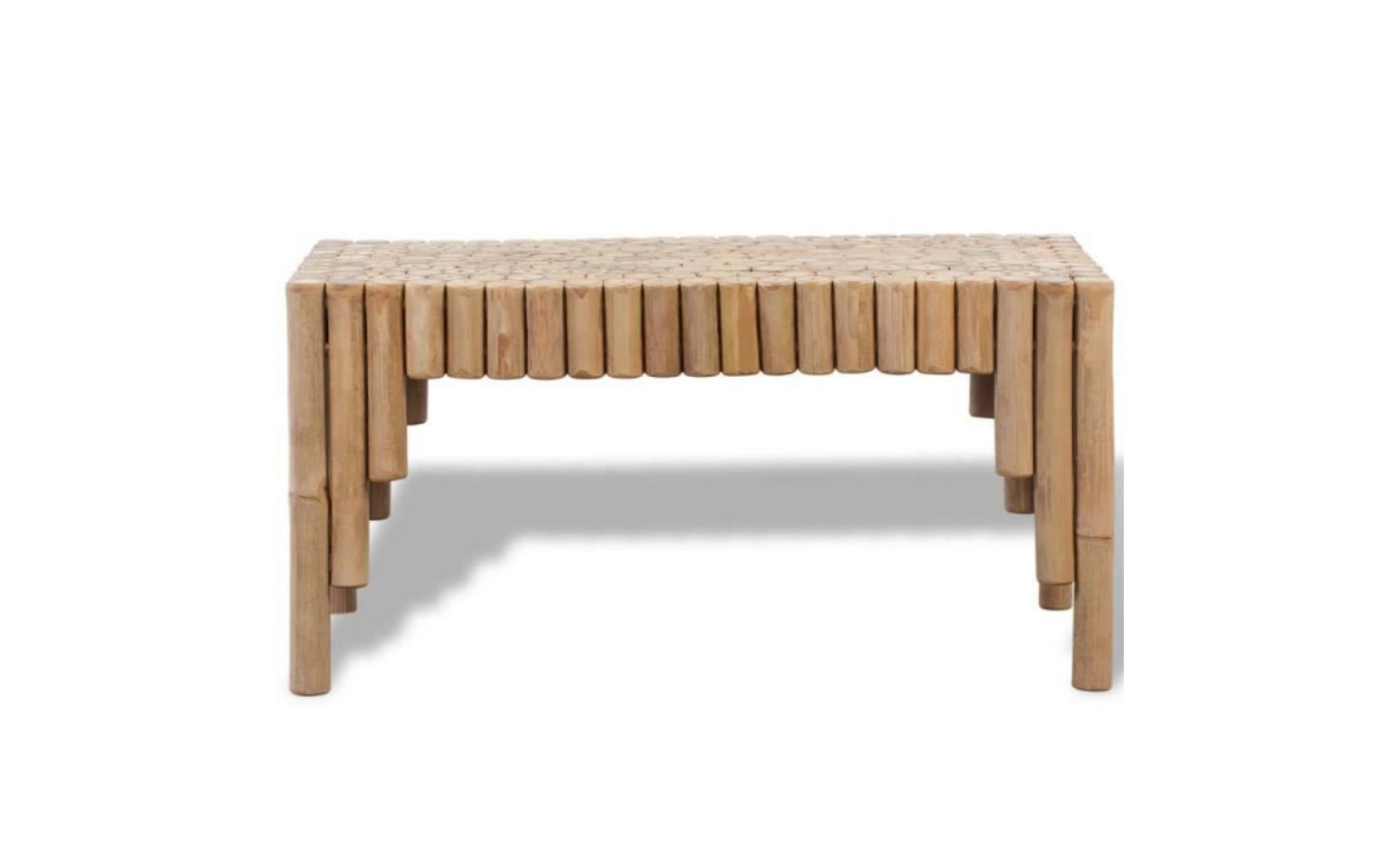 table basse bambou pas cher