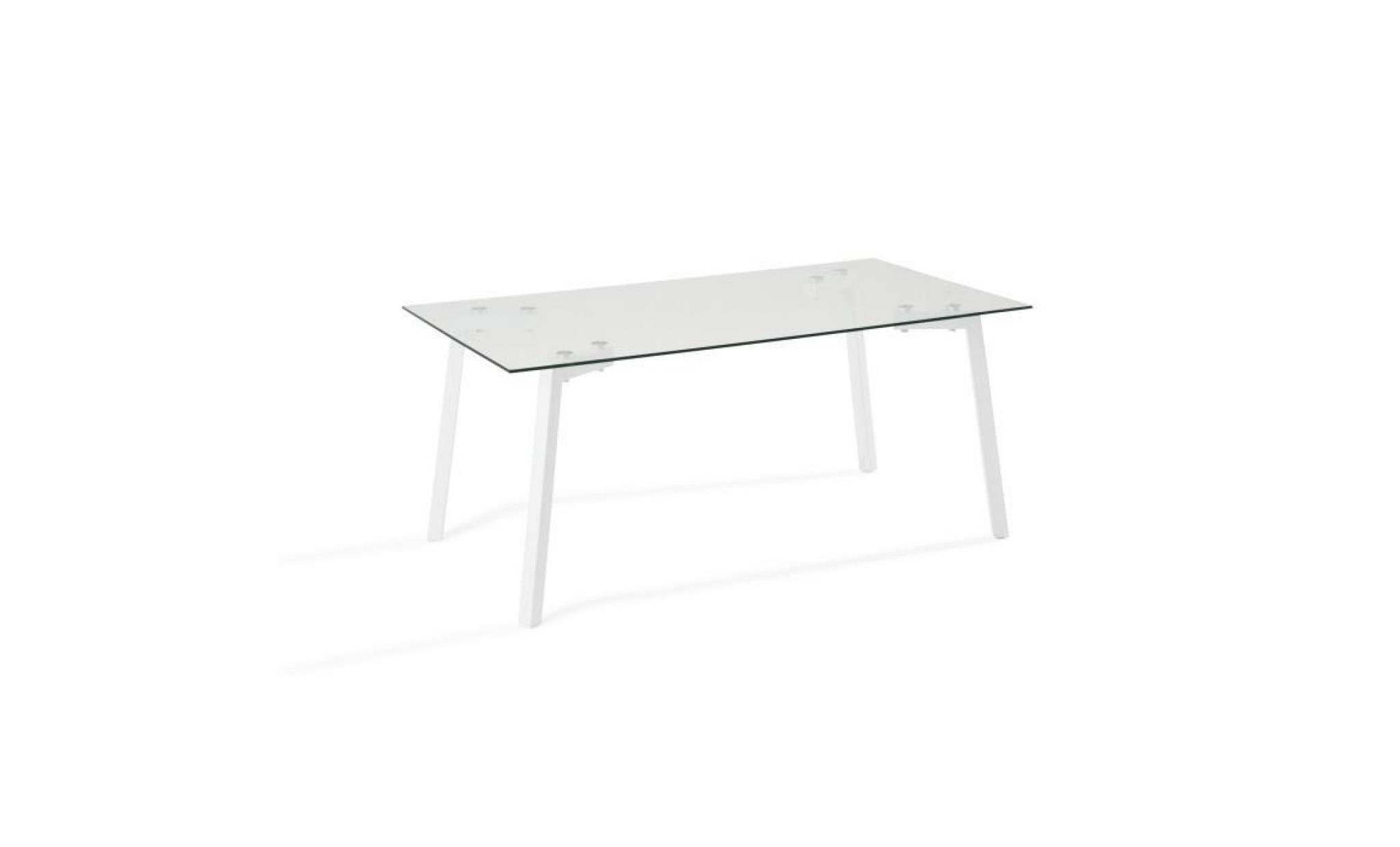 table basse blanche transend