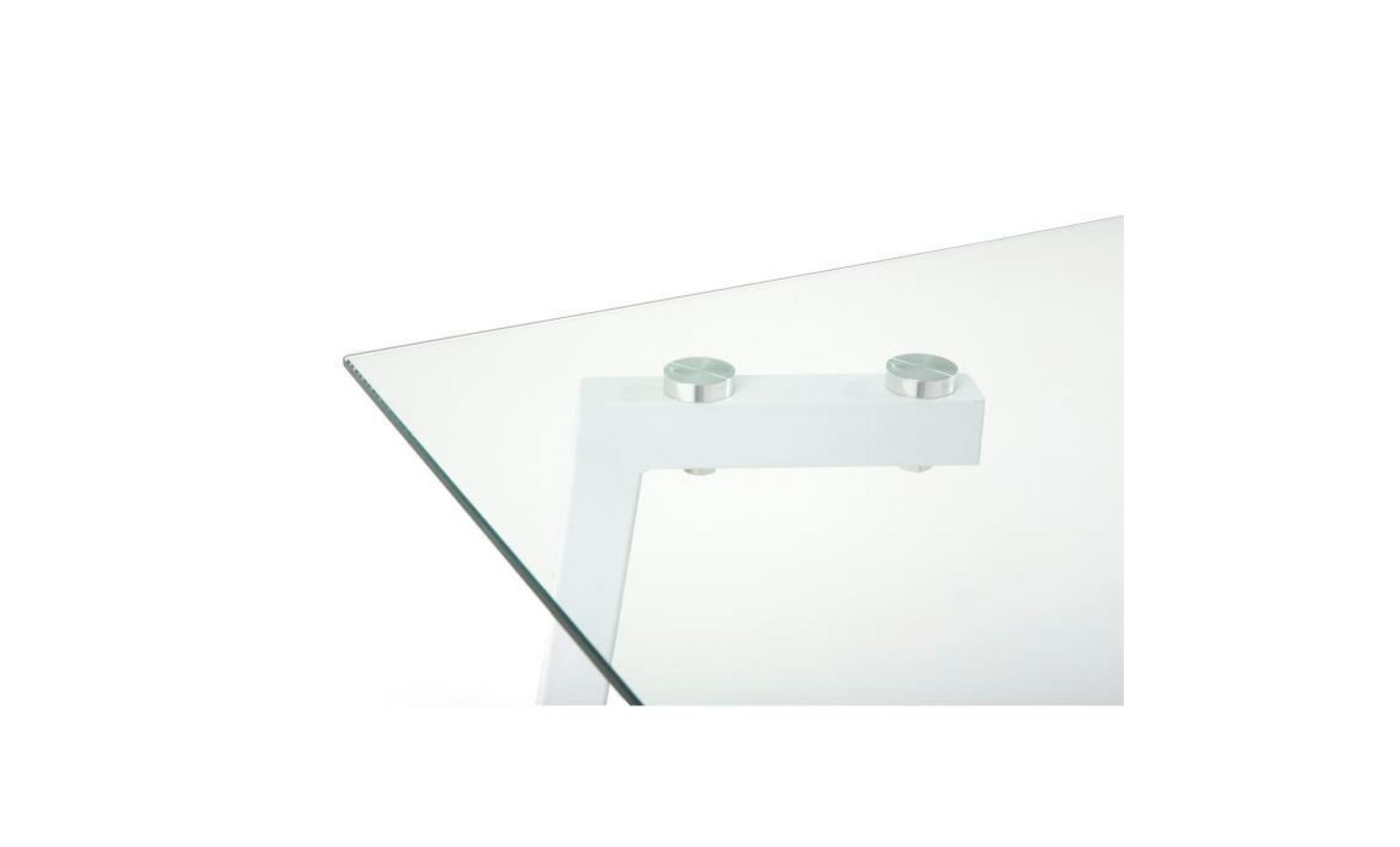 table basse blanche transend pas cher