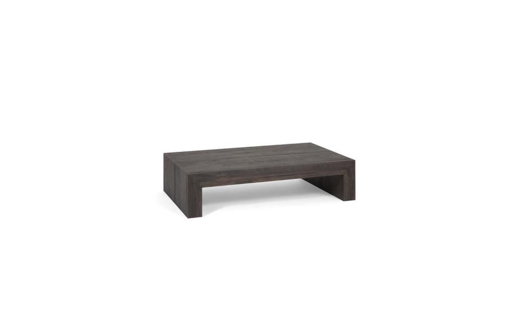 mobilifiver table basse, first h21, chêne brown, 90 x 54 x 21 cm, mélaminé, made in italy