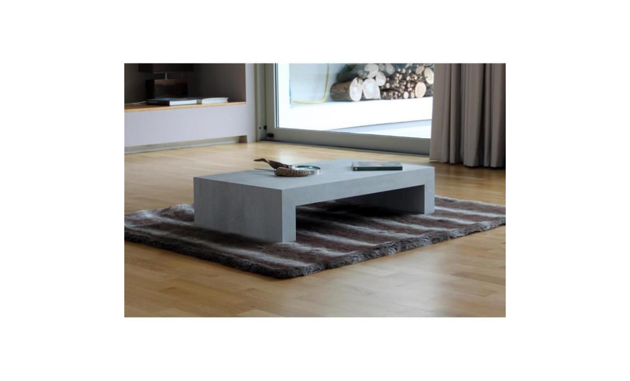 mobilifiver table basse, first h21, chêne brown, 90 x 54 x 21 cm, mélaminé, made in italy pas cher