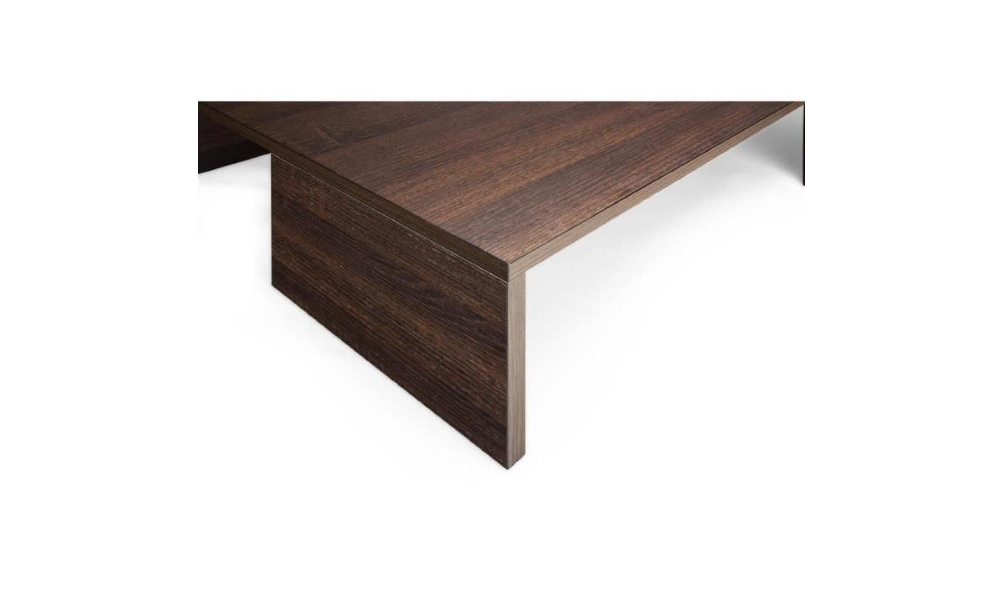 mobilifiver table basse, rachele, chêne foncé, 90 x 60 x 21 cm, mélaminé, made in italy pas cher