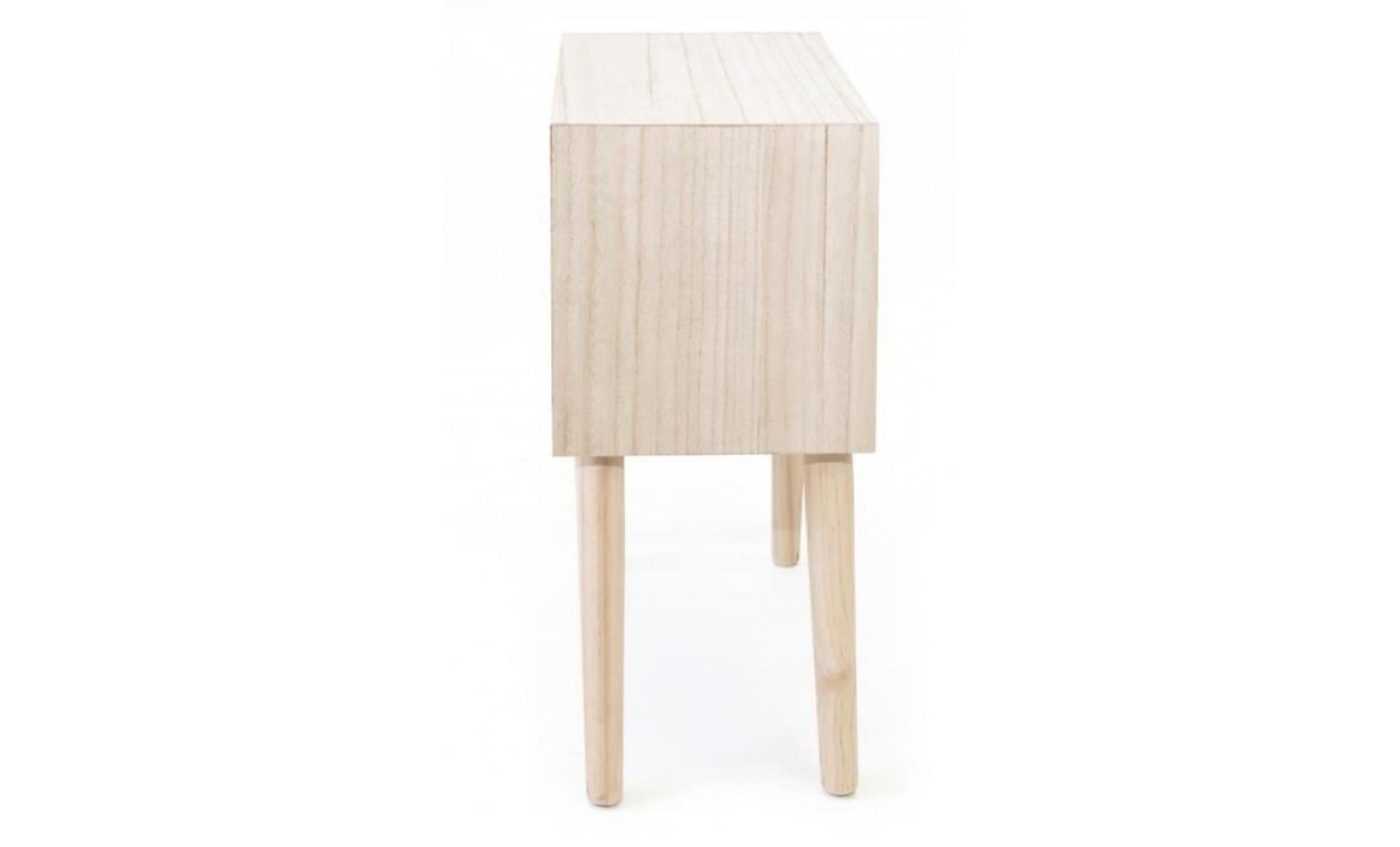 table basse coloris en bois de sapin coloris vert   blanc   dim : 40 x 24 x 55 cm pas cher