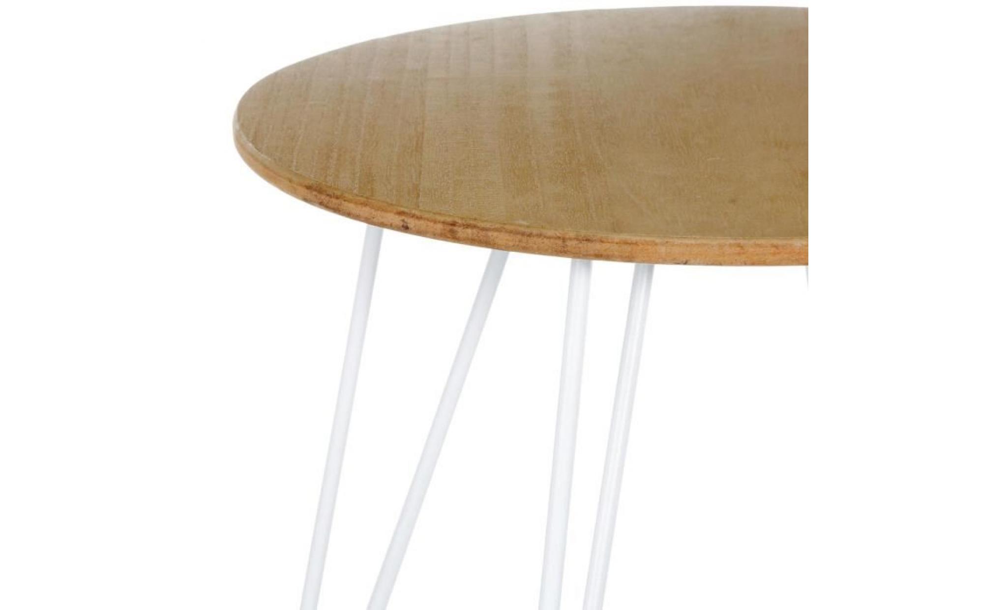 table basse design   esprit scandinave   coloris blanc pas cher
