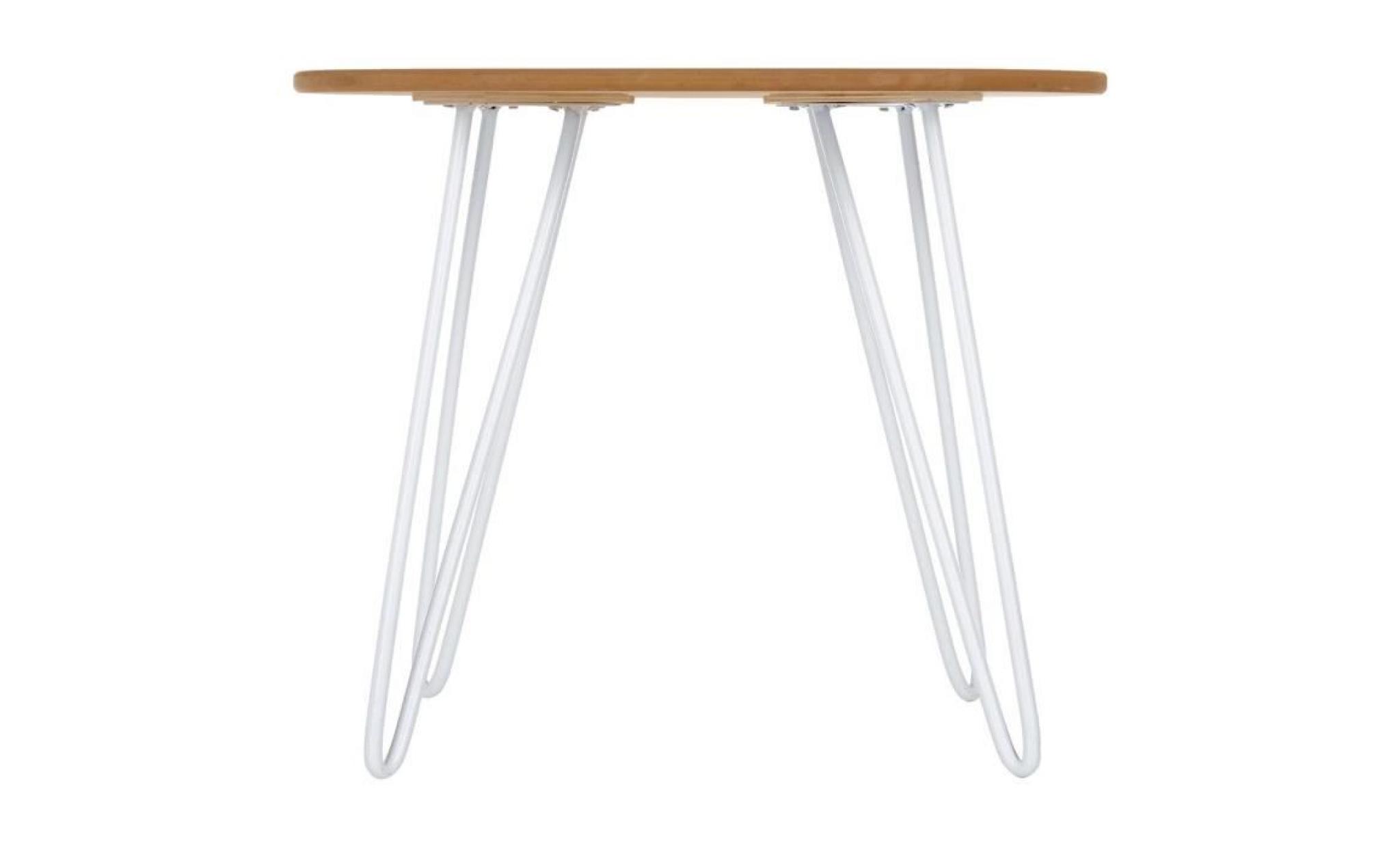 table basse design   esprit scandinave   coloris blanc pas cher