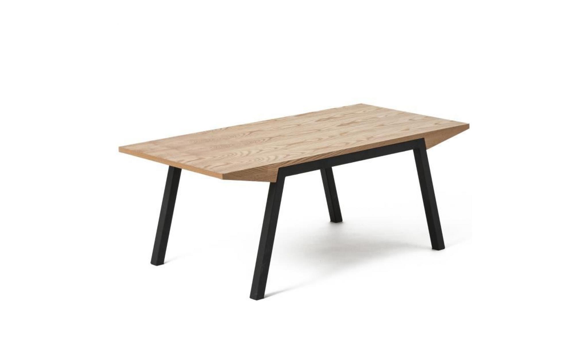 table basse design scandinave artat frêne 120 cm x 60 cm