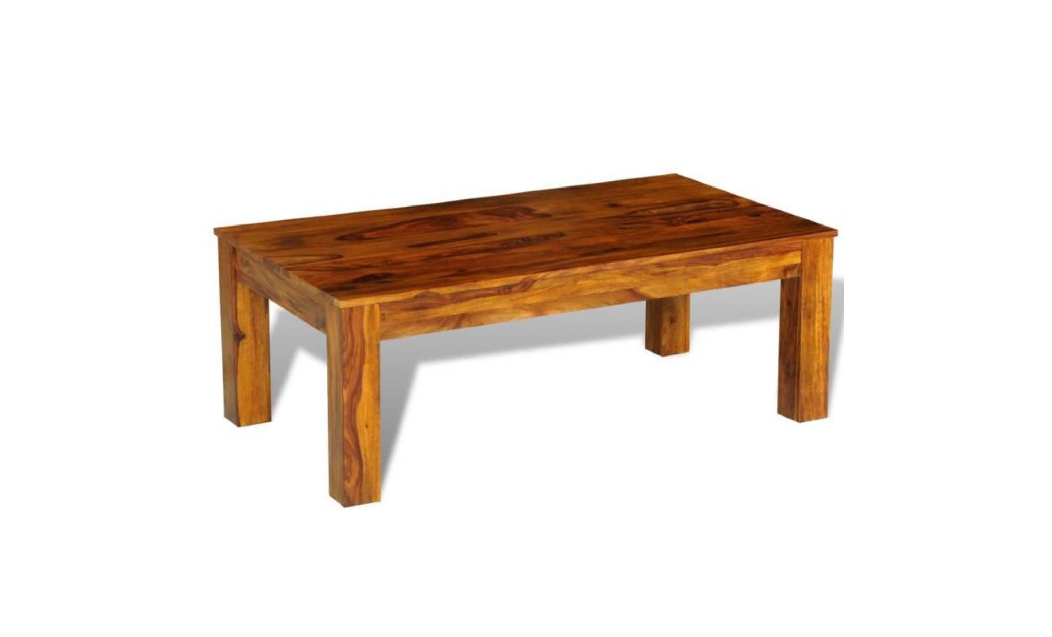 table basse en palissandre massif 110 x 60 x 40 cm pas cher