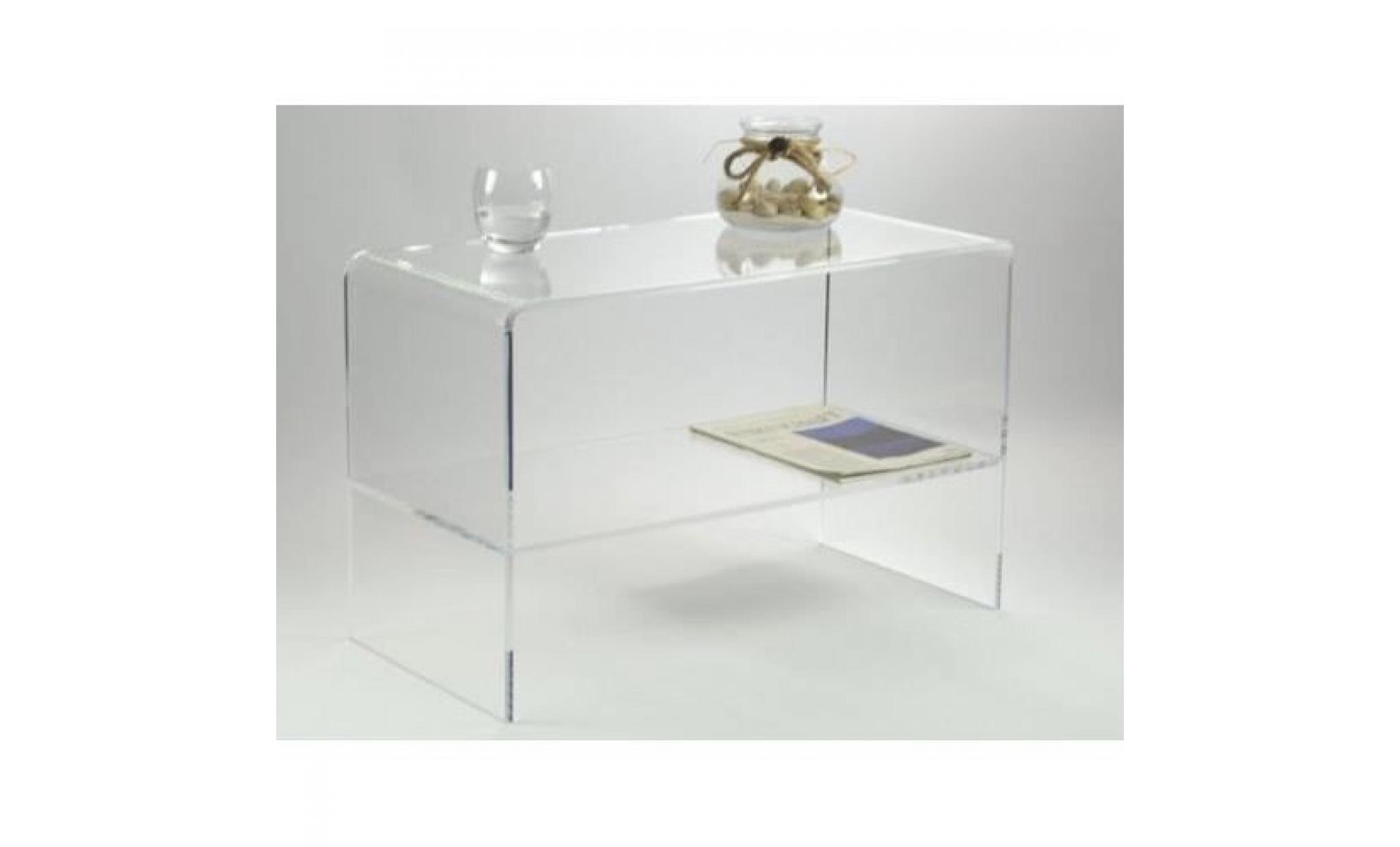 table basse verre acrylique table basse de salon moderne 493