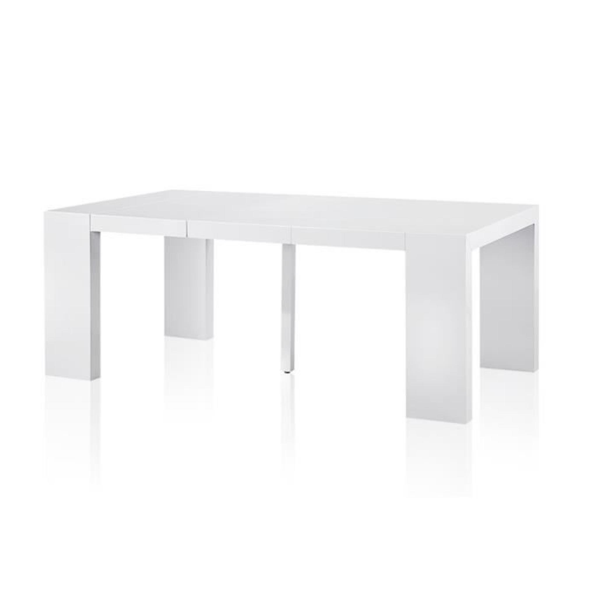 Table console 4 rallonges Wenge STOCK XL pas cher