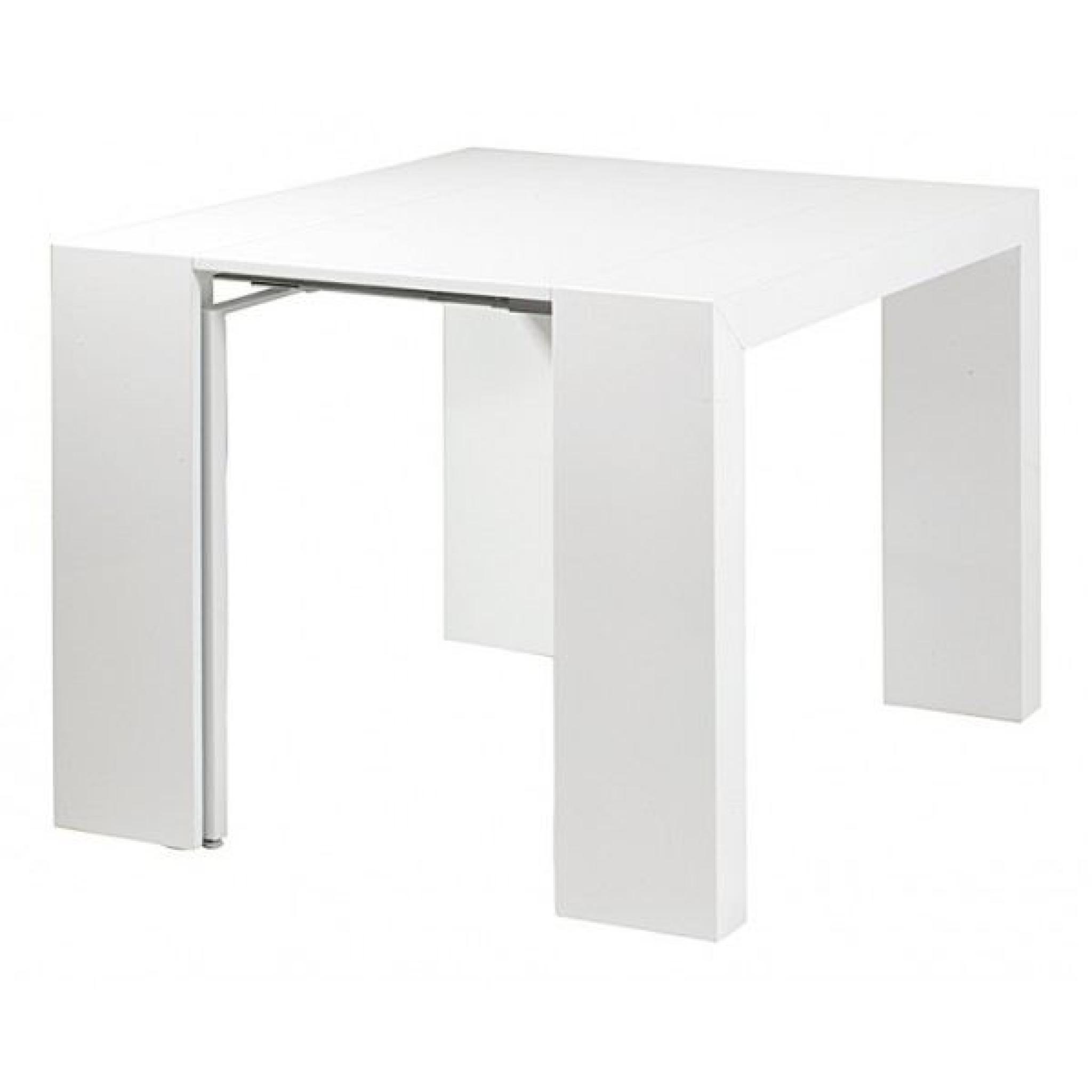 Table console extensible Orianne - Gris clair pas cher