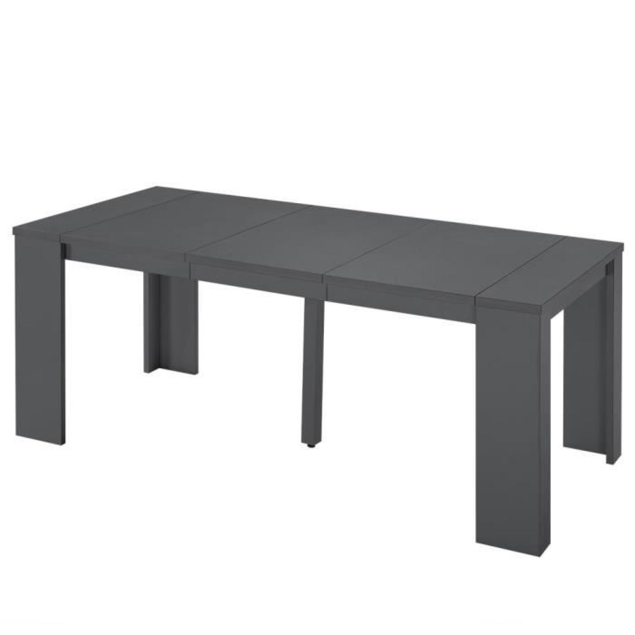 Table Console Marciano Gris Mat pas cher