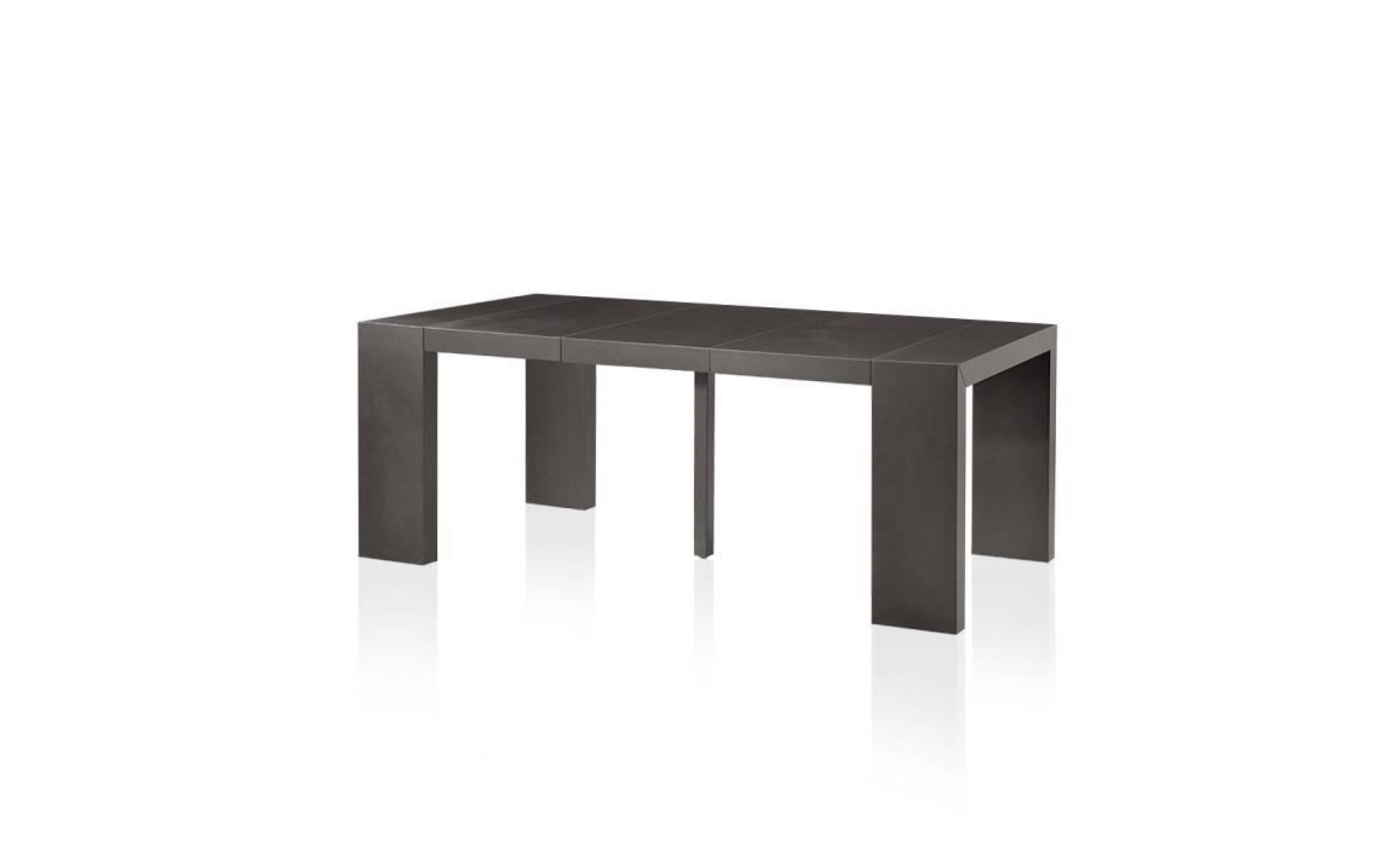 Table Console Nassau XL Gris carbone pas cher