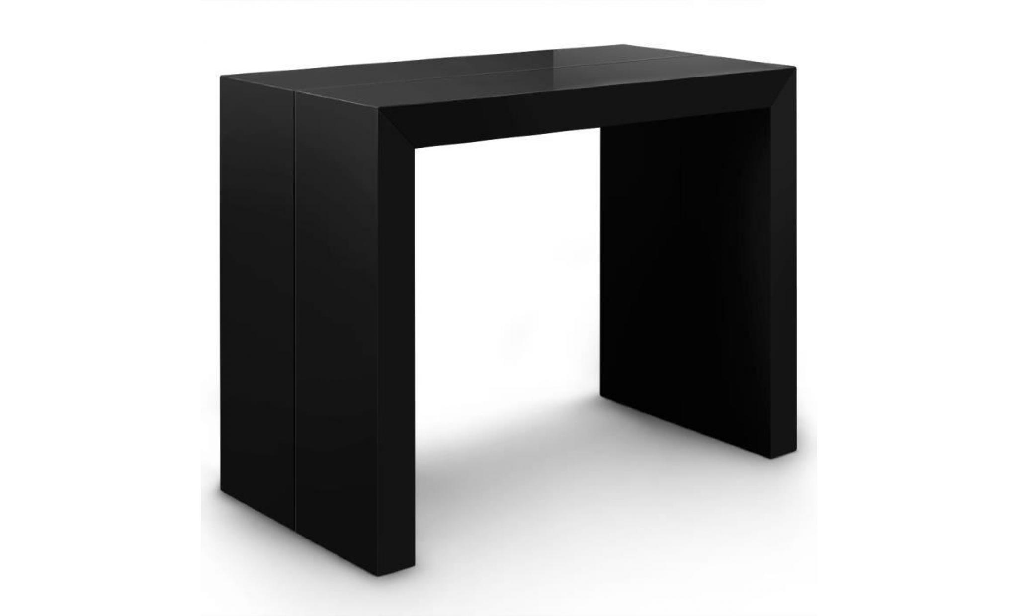 Table Console Nassau XL Noir Laquée
