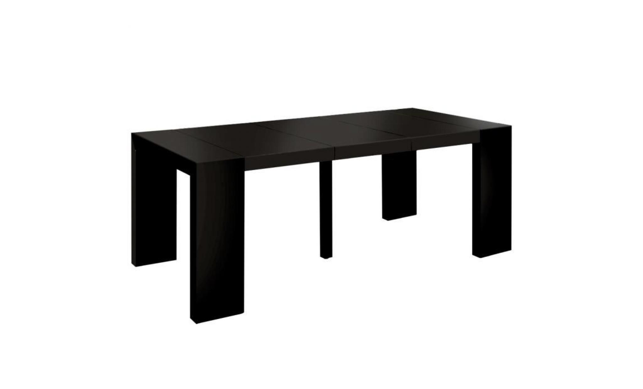 Table Console Oxalys Noir carbone pas cher
