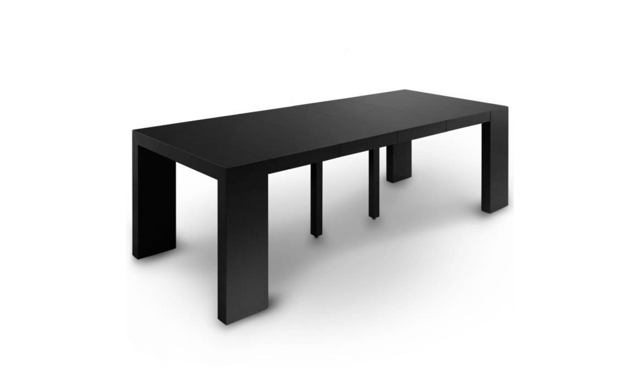 Table Console Oxalys XL Noir carbone pas cher