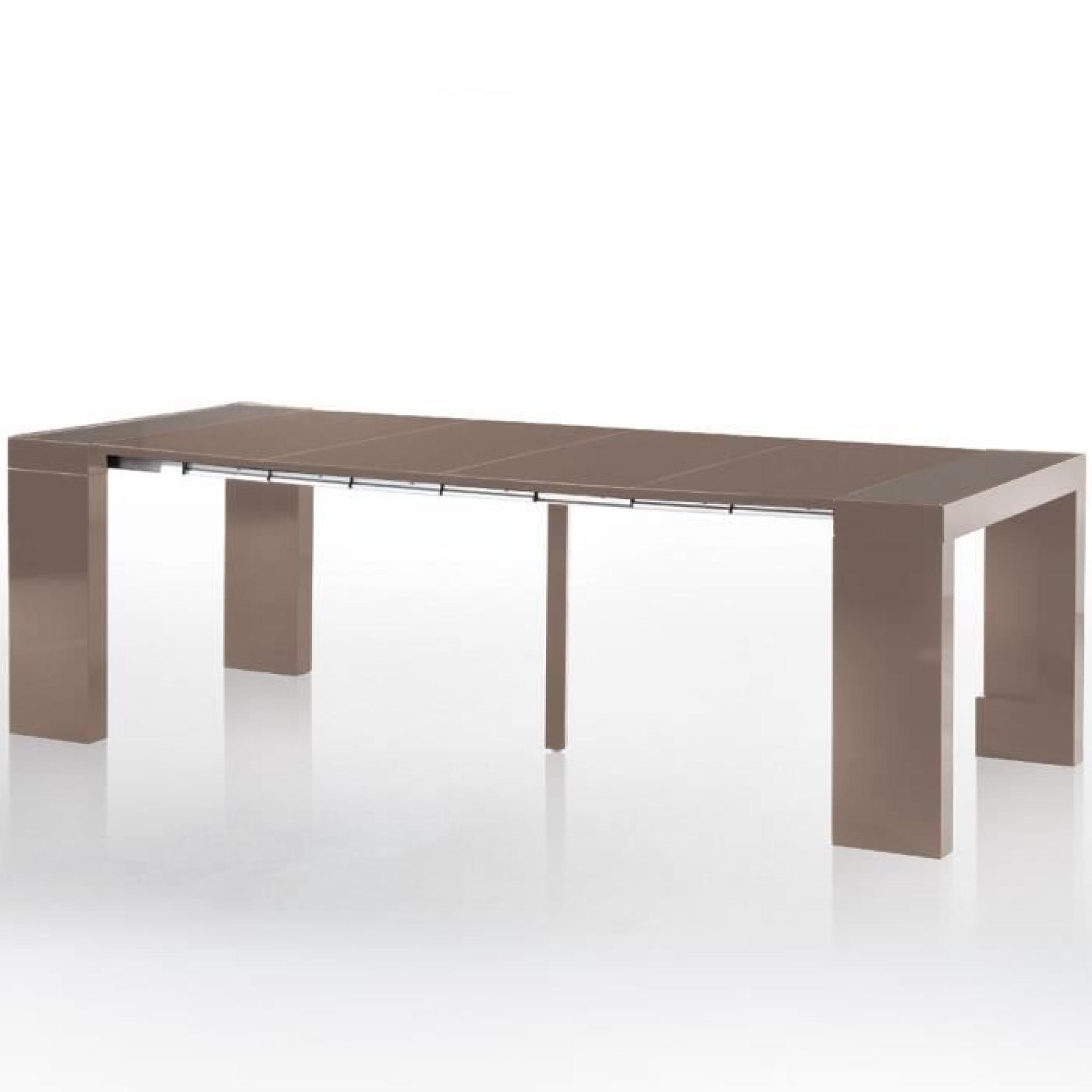 Table Console Pandore Taupe pas cher