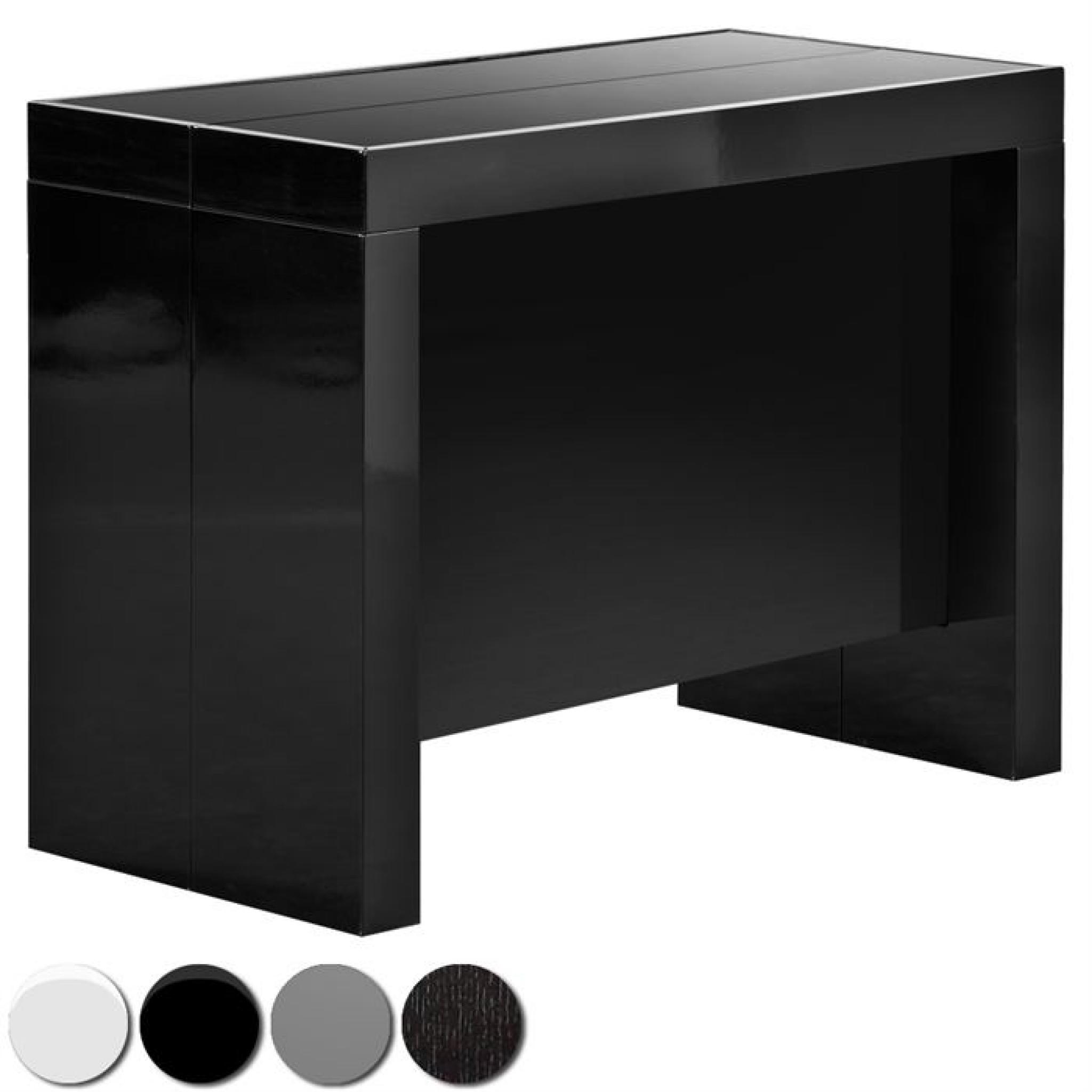 Table Console Pandore Noir pas cher