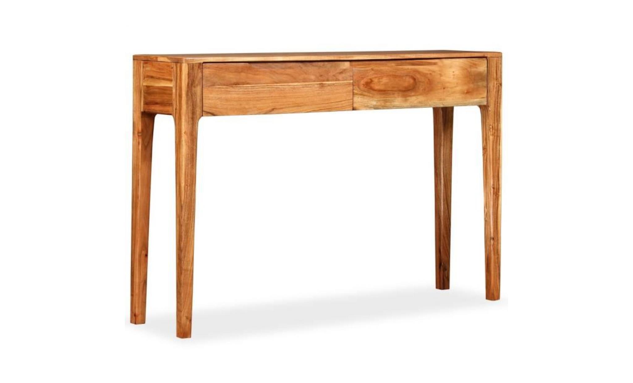 table console table d'appoint bois massif 118 x 30 x 80 cm