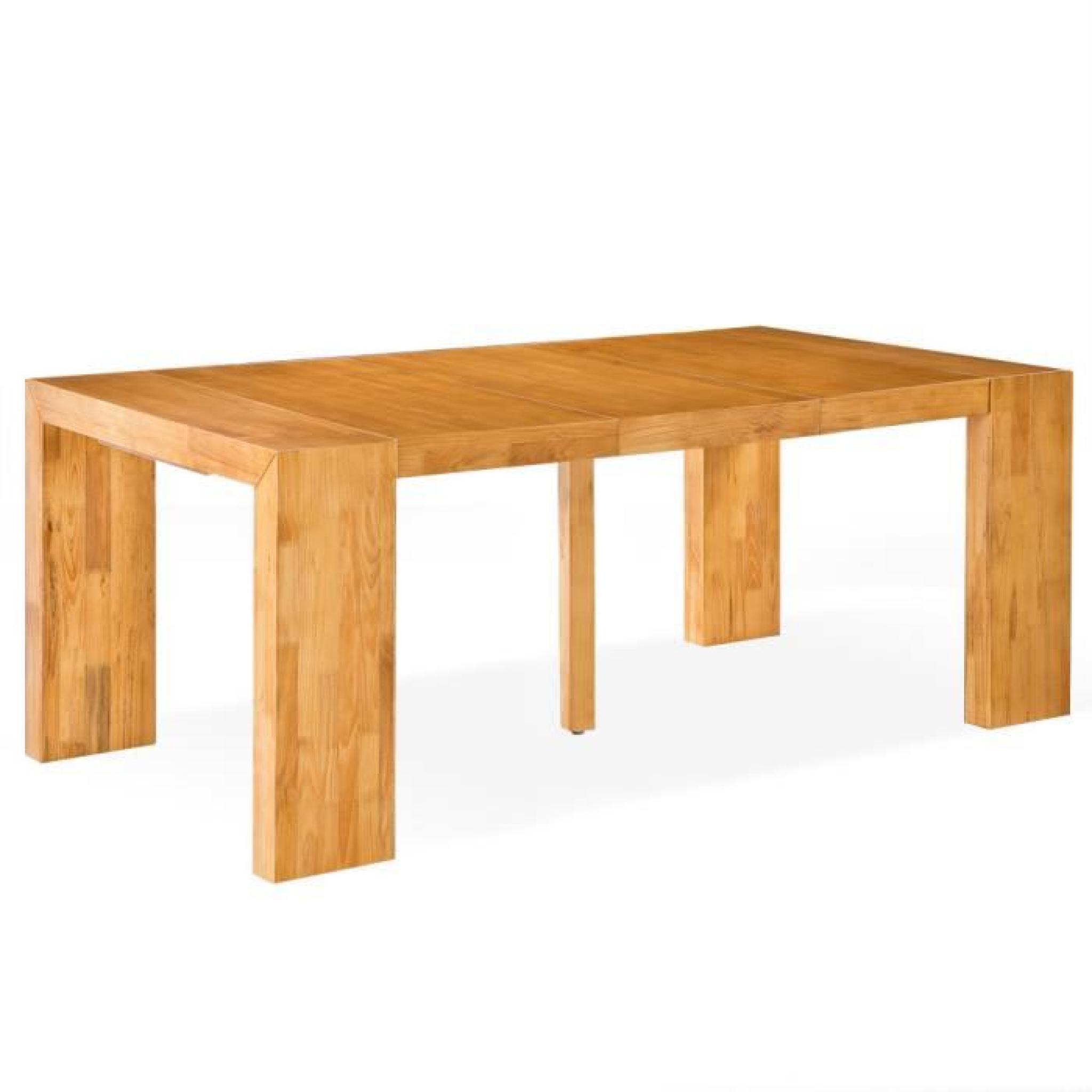 Table Console Woodini XL Chêne clair pas cher