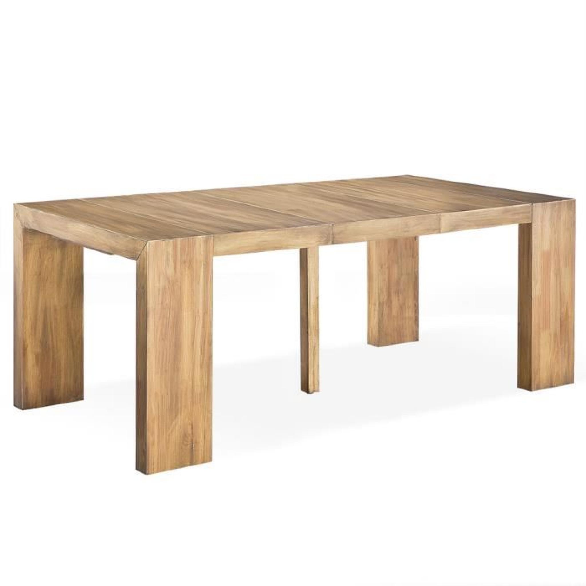 Table console Woodini XL Cappuccino pas cher