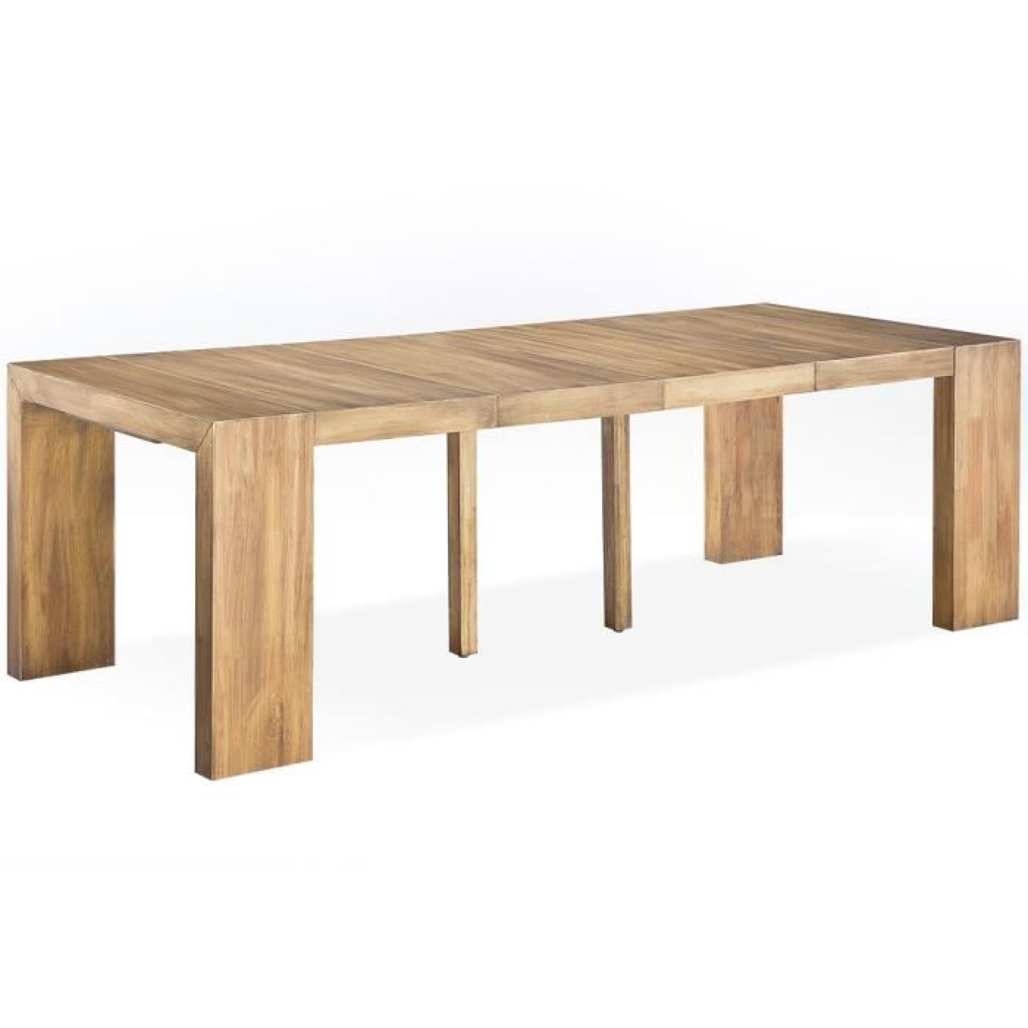 Table console Woodini XL Cappuccino pas cher