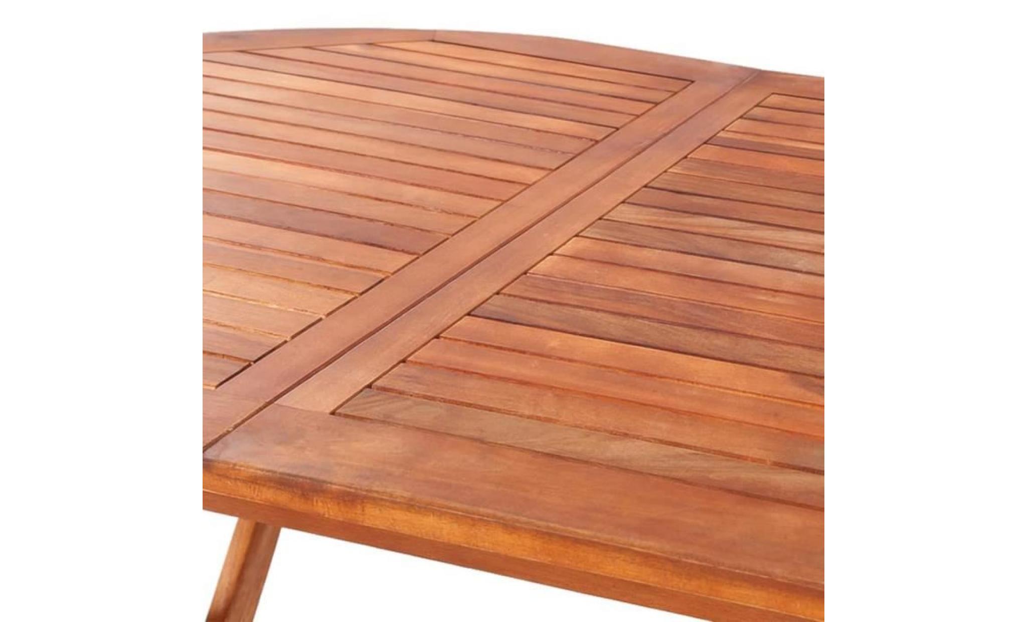 table d'extérieur table de salle à manger d'extérieur en bois d'acacia pas cher