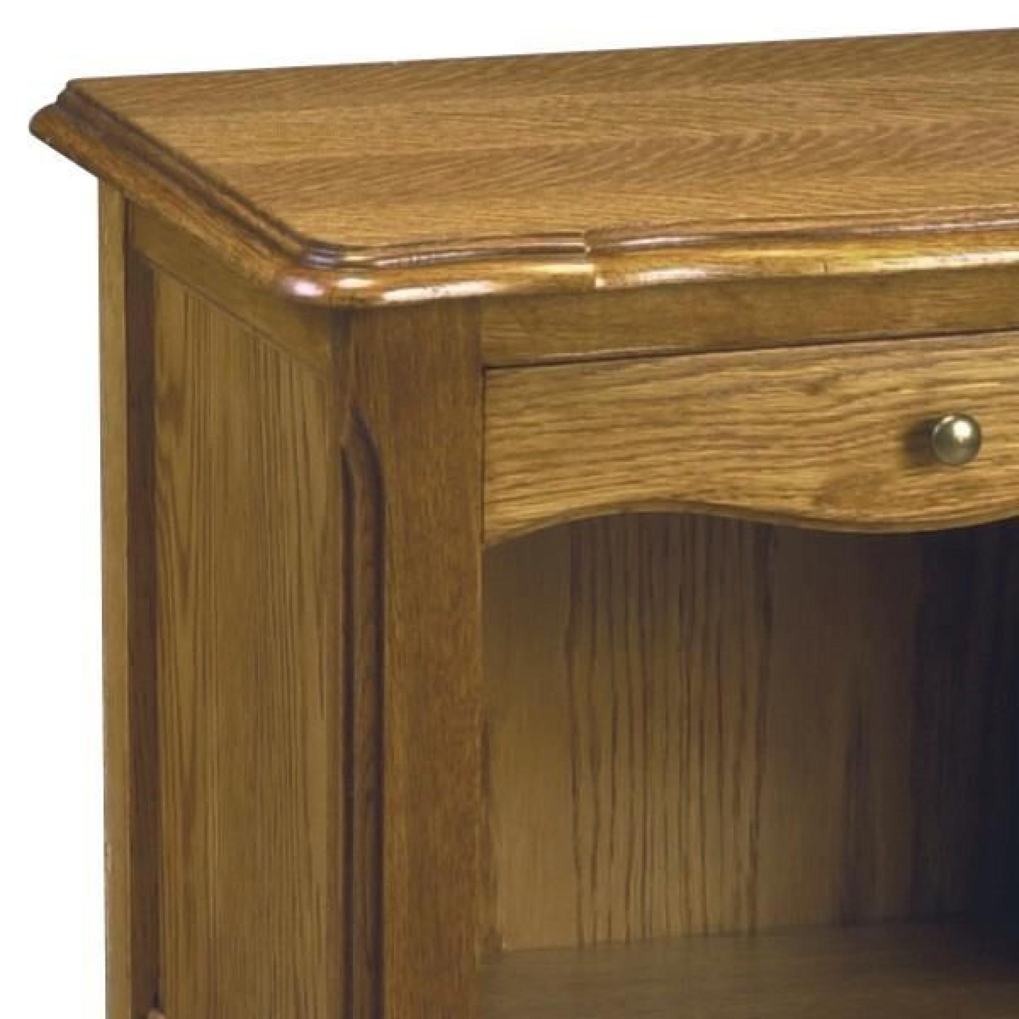 Table de chevet 1 tiroir - GERONDE - L 43 x l 30 x H 65 cm pas cher