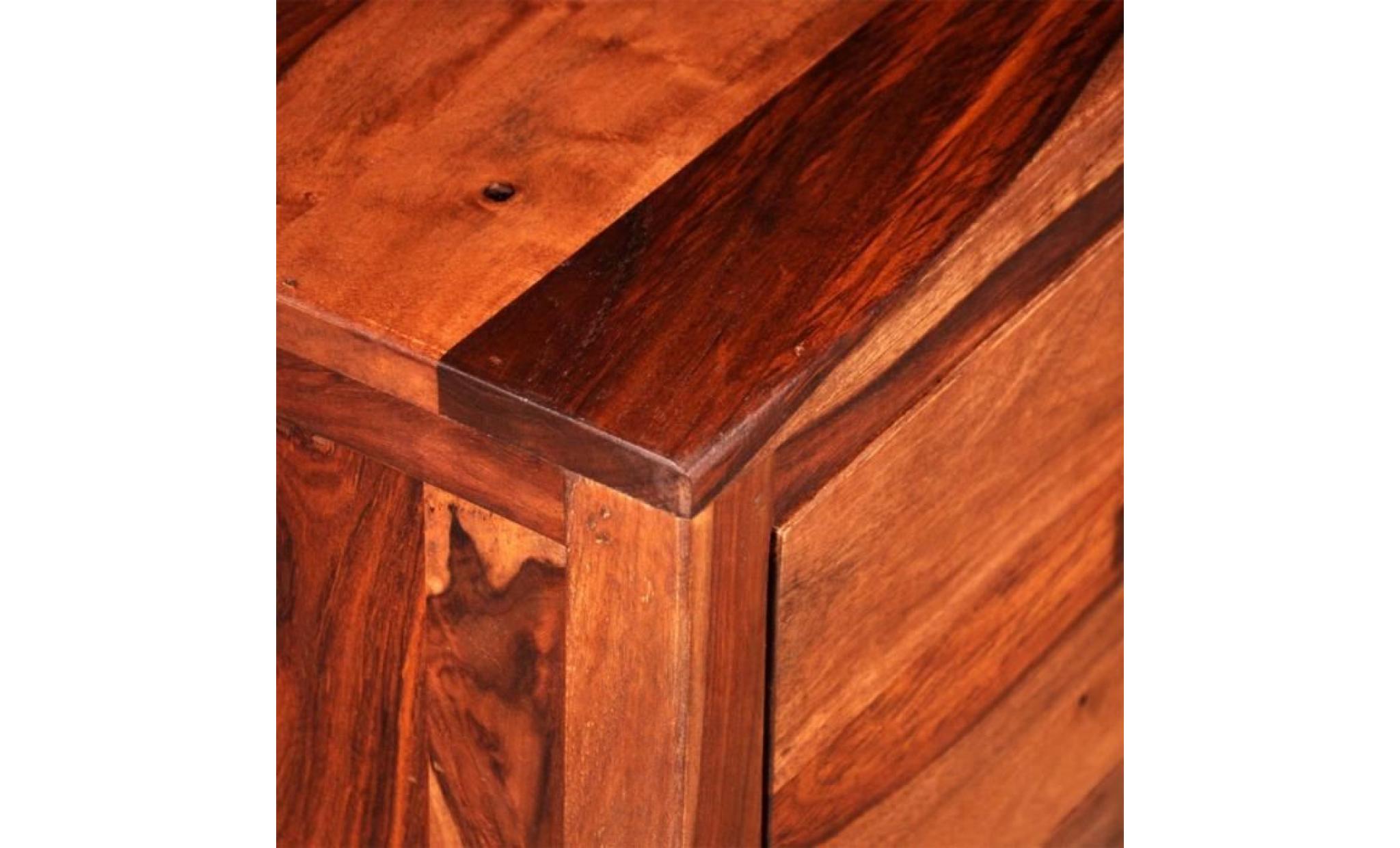 table de chevet chevet scandinave contemporain table de nuit avec tiroir bois de teck recyclé pas cher