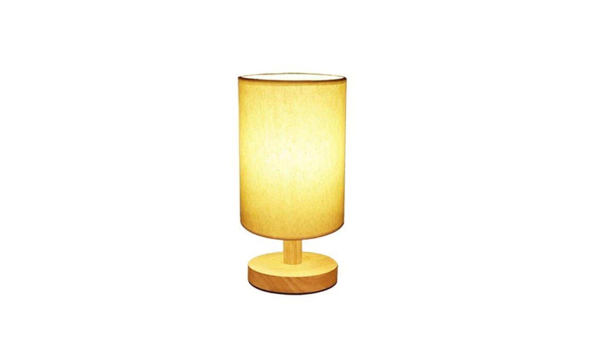 table de chevet lampe minimaliste en bois massif table lampe de chevet lampe de bureau simple lampe ronde bureau lampe de chevet