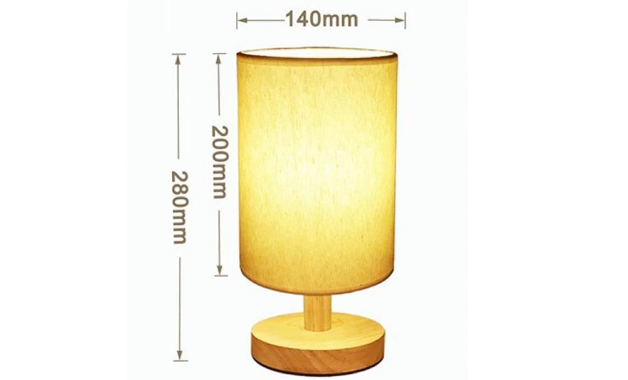 table de chevet lampe minimaliste en bois massif table lampe de chevet lampe de bureau simple lampe ronde bureau lampe de chevet pas cher