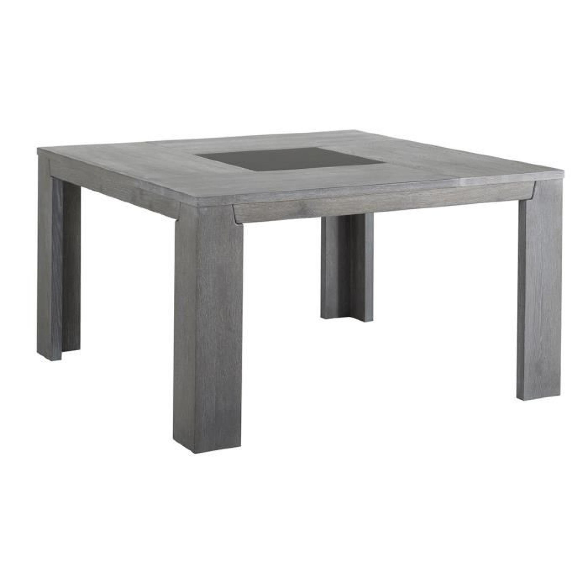 Table de repas carrée chêne gris ROC