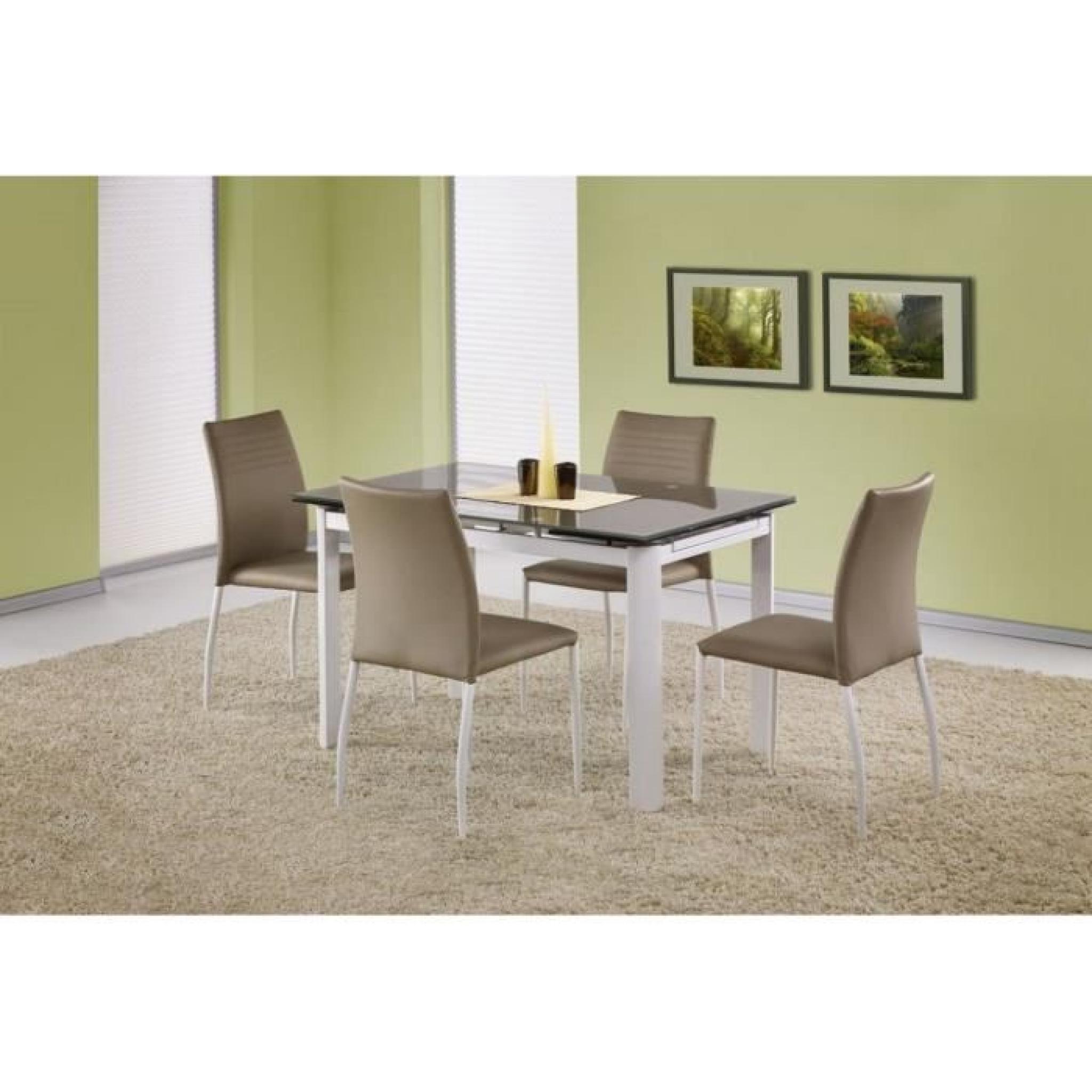 Table de salle à manger Alston extensible en Verre (LxlxH): 120÷180-80-75 cm