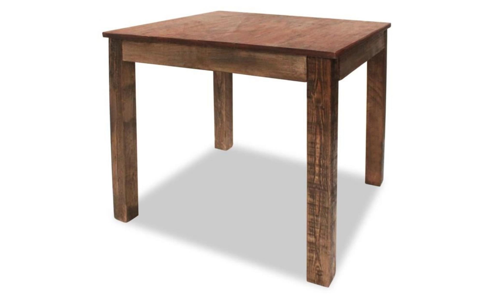 table de salle à manger bois de récupération massif 180 cm