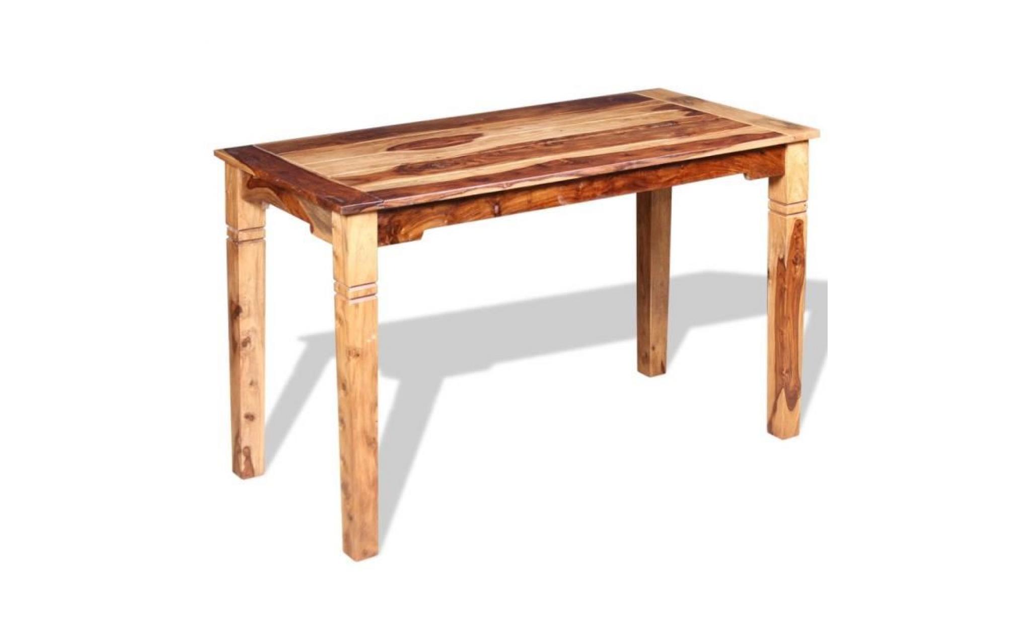 table de salle à manger bois massif de sesham table console 120 x 60 x 76 cm table basse
