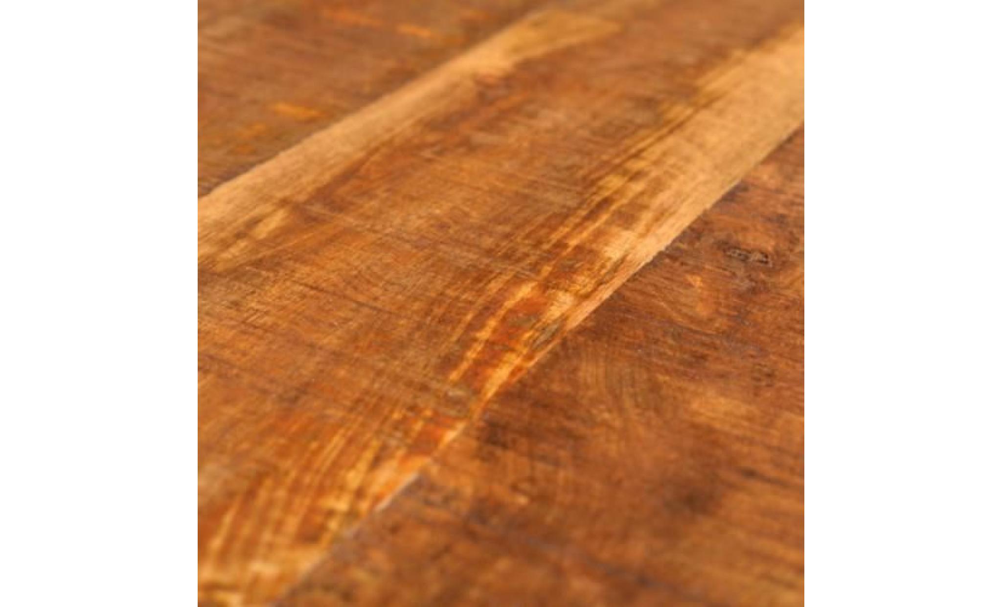 Table de salon en bois de mangue en style antique pas cher