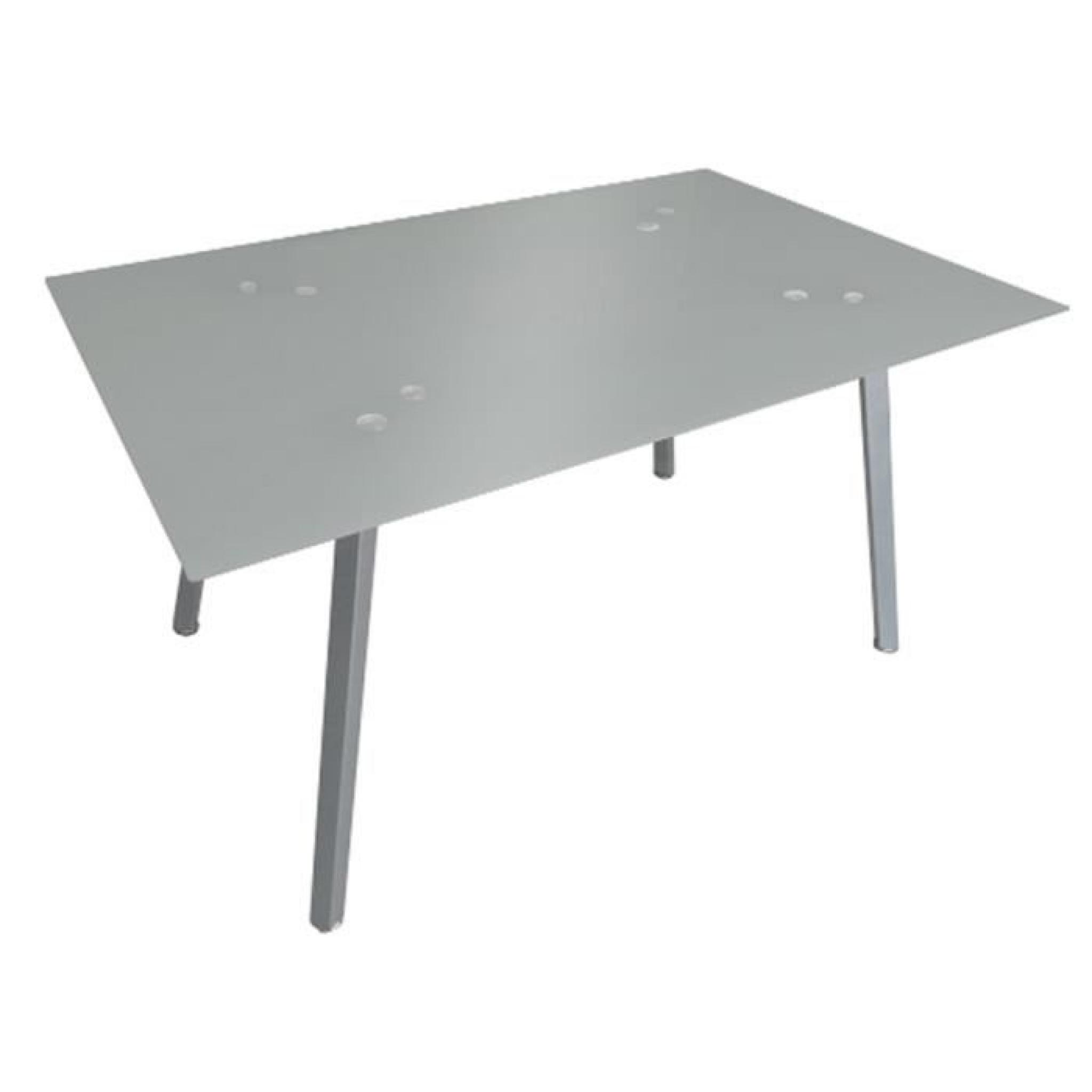 Table de salon gris - gris, 1400 x 900 x 730 mm