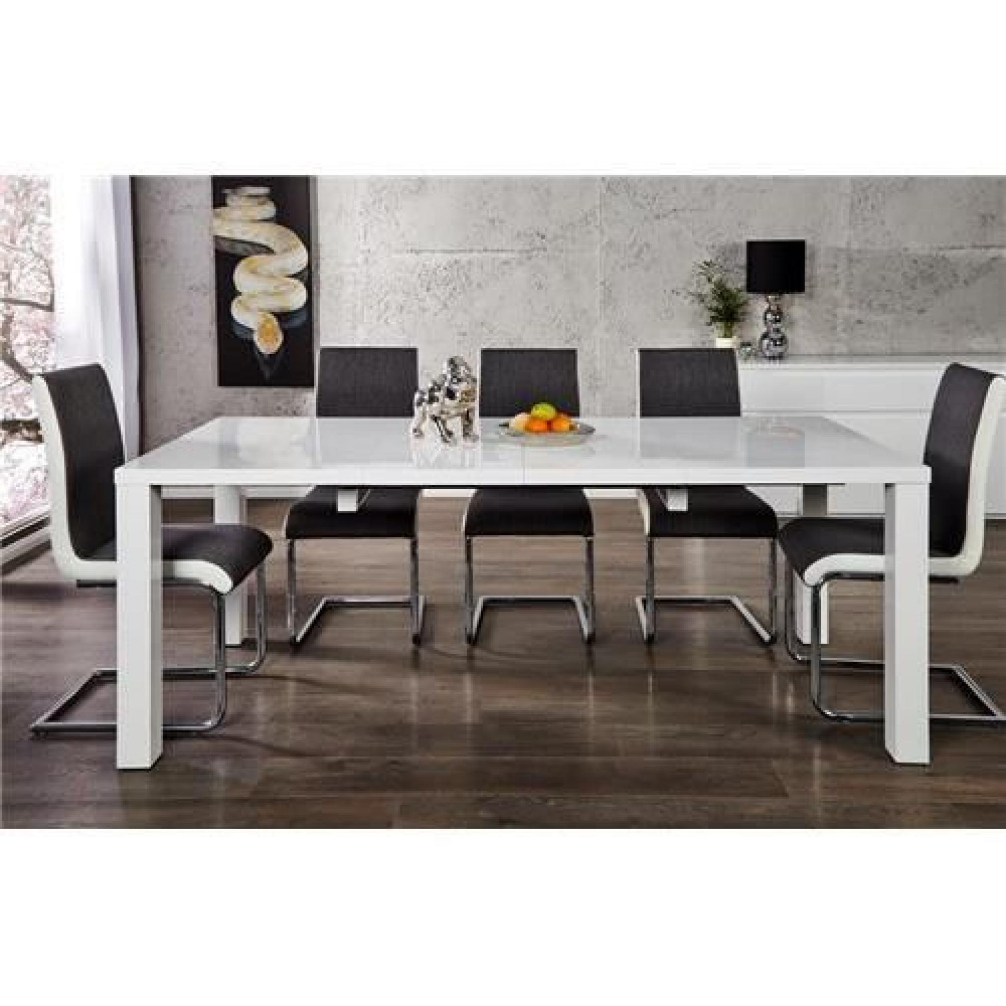 Table design LUCENTIO blanc  