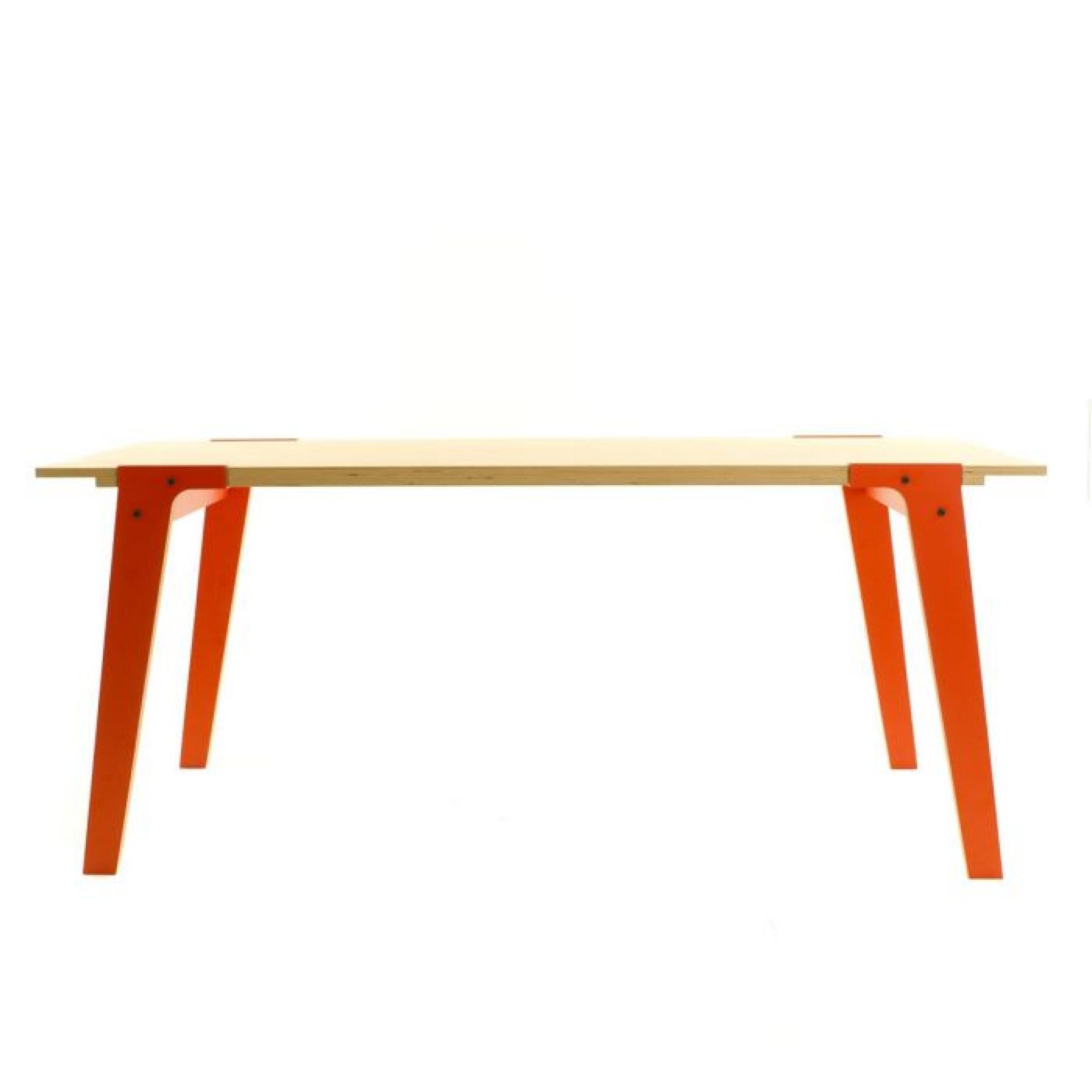 Table Design Switch Large Couleur Orange