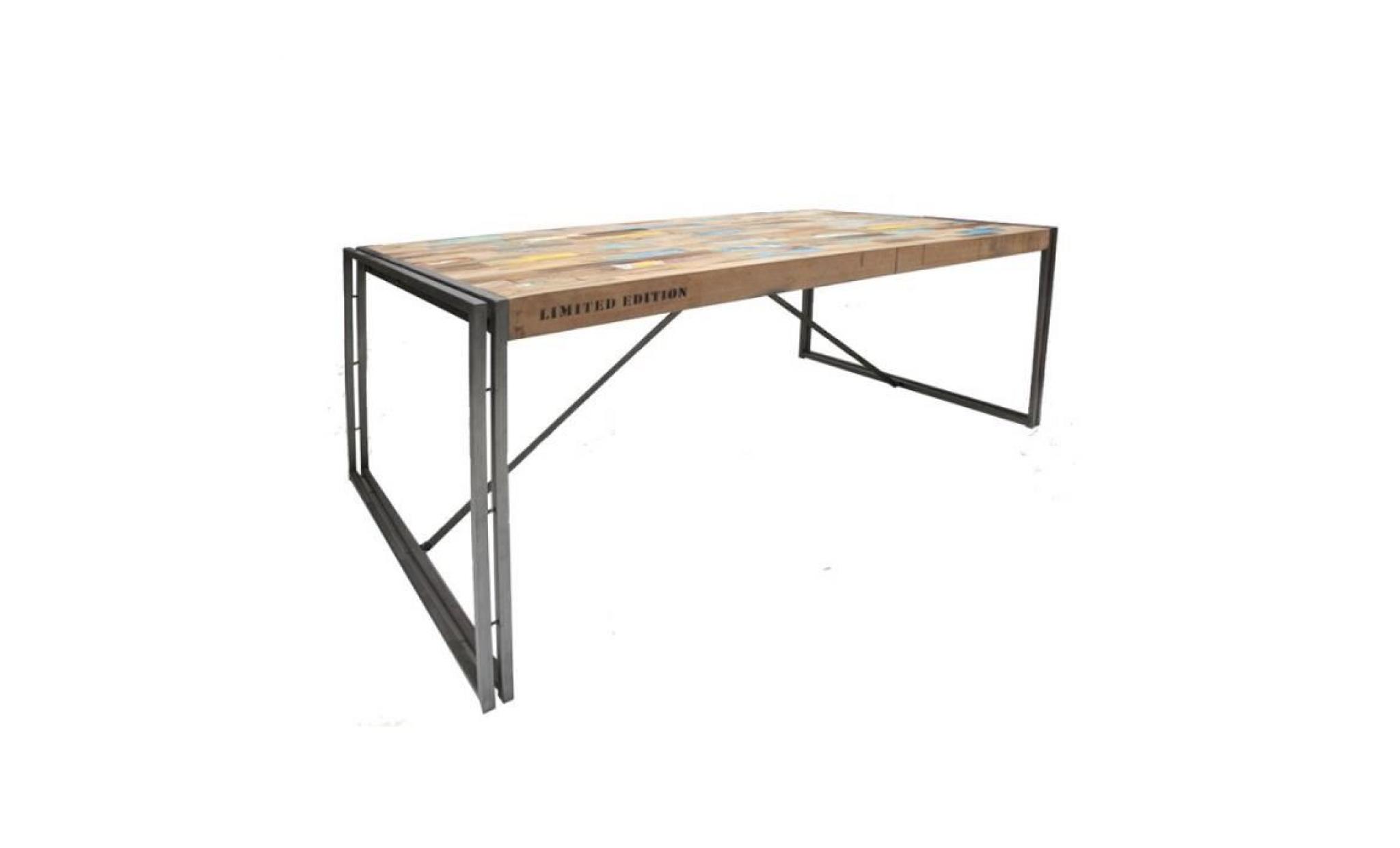 Table en bois rectangle 175 cm - INDUSTRY
