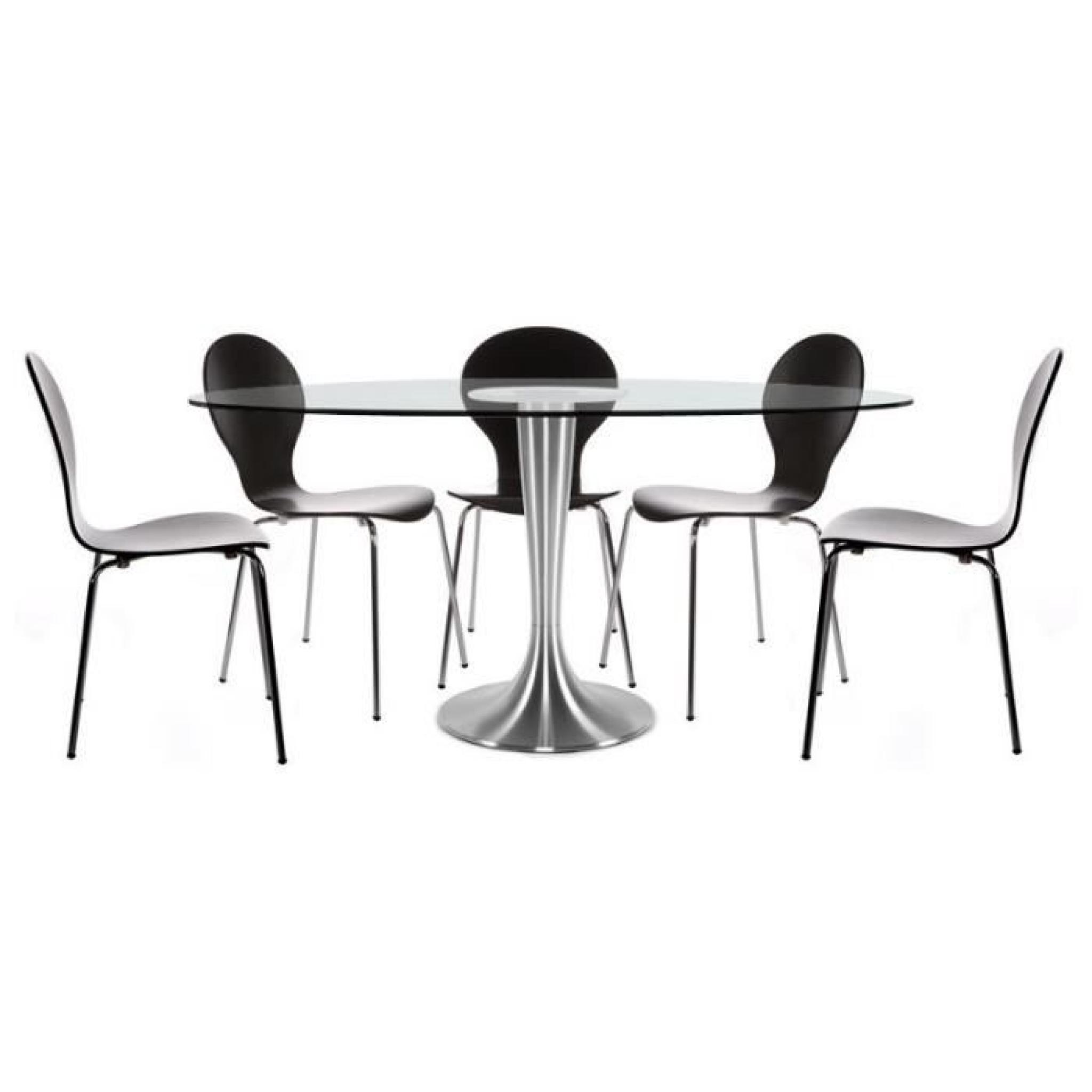 Table en verre Ovale Space