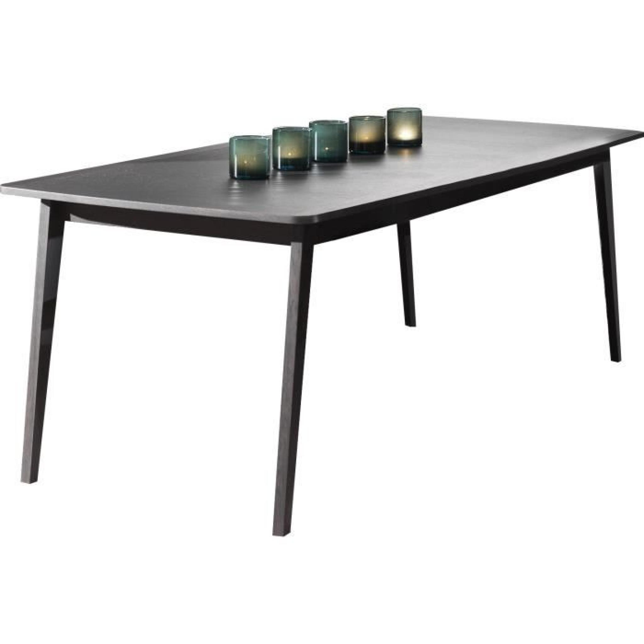 Table extensible 180/230 cm coloris chêne gris