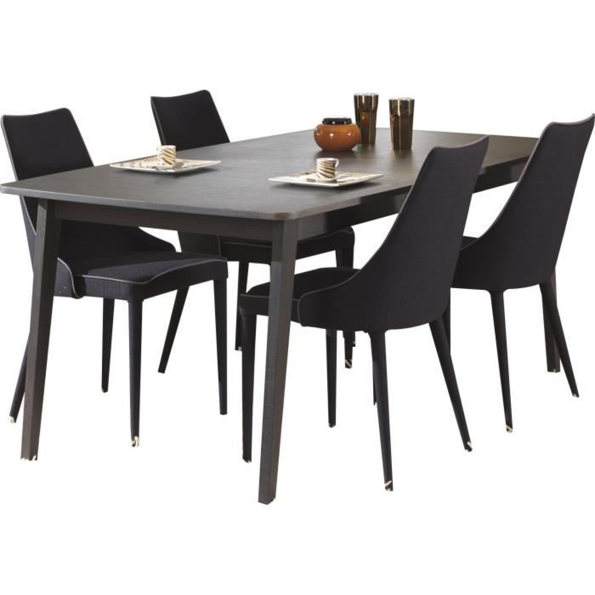 Table extensible 180/230 cm coloris chêne gris pas cher