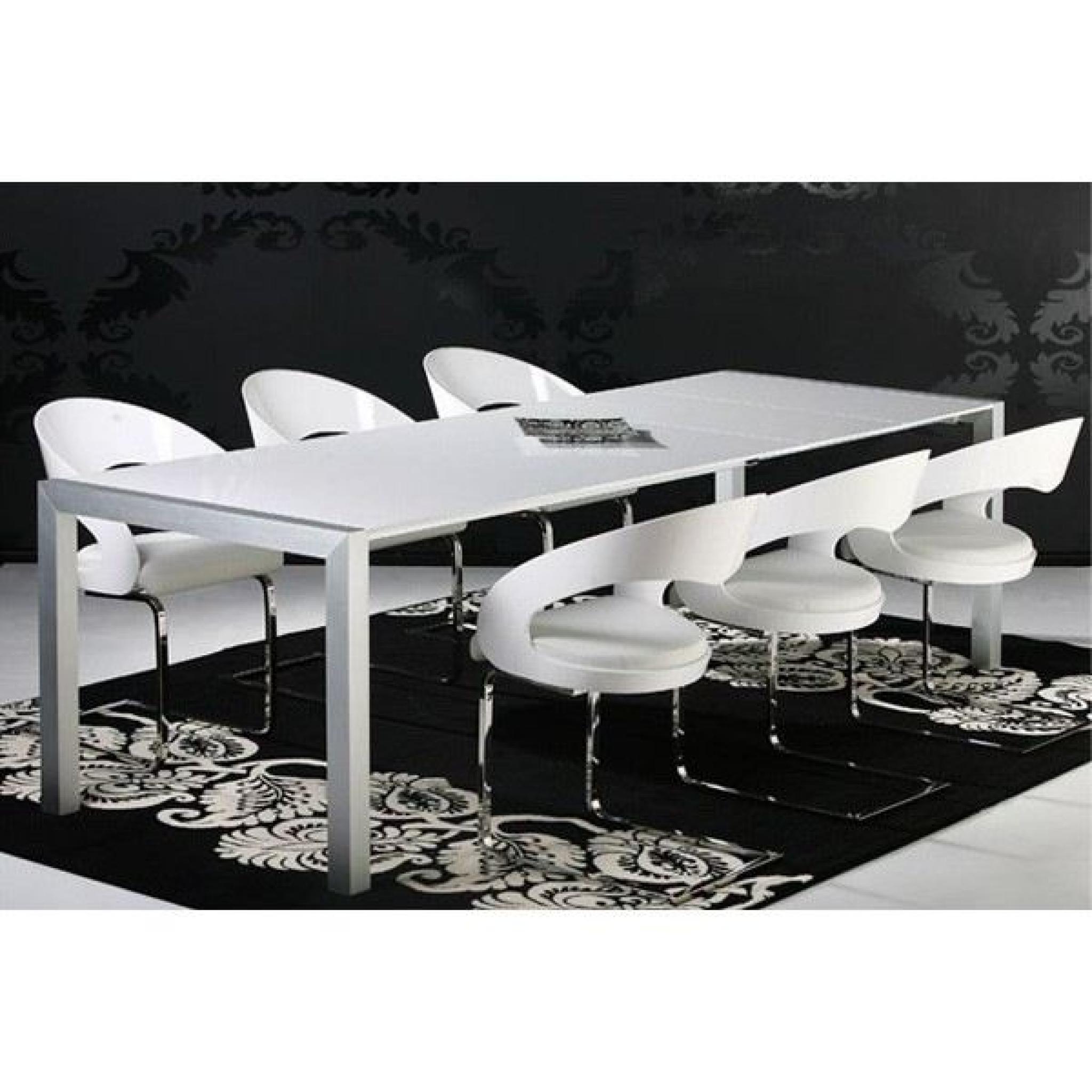 Table extensible design Merill - Blanc