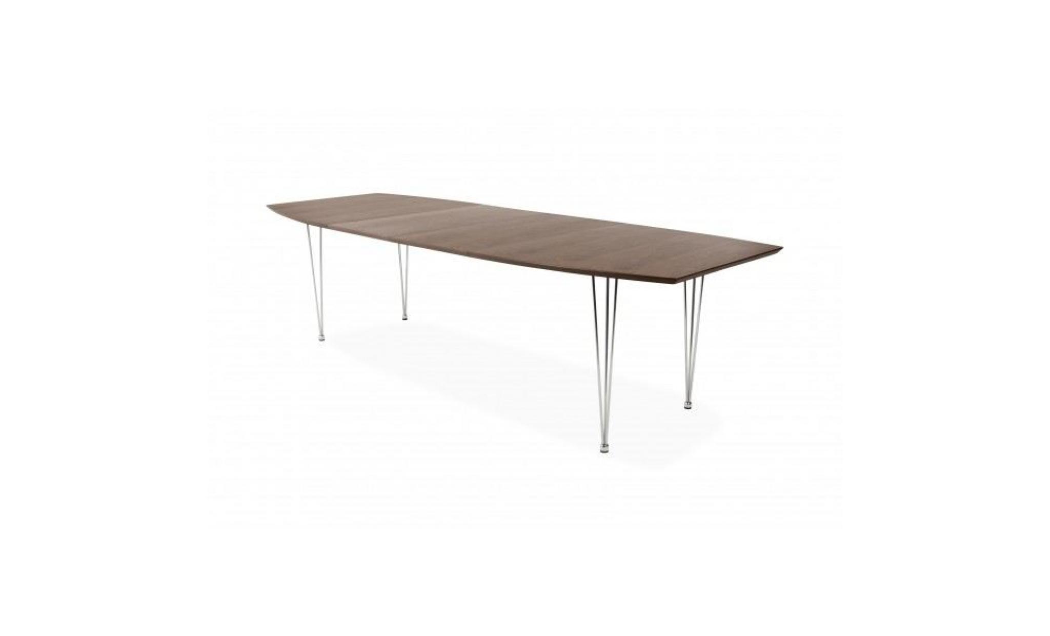 Table extensible design Musset - Noyer