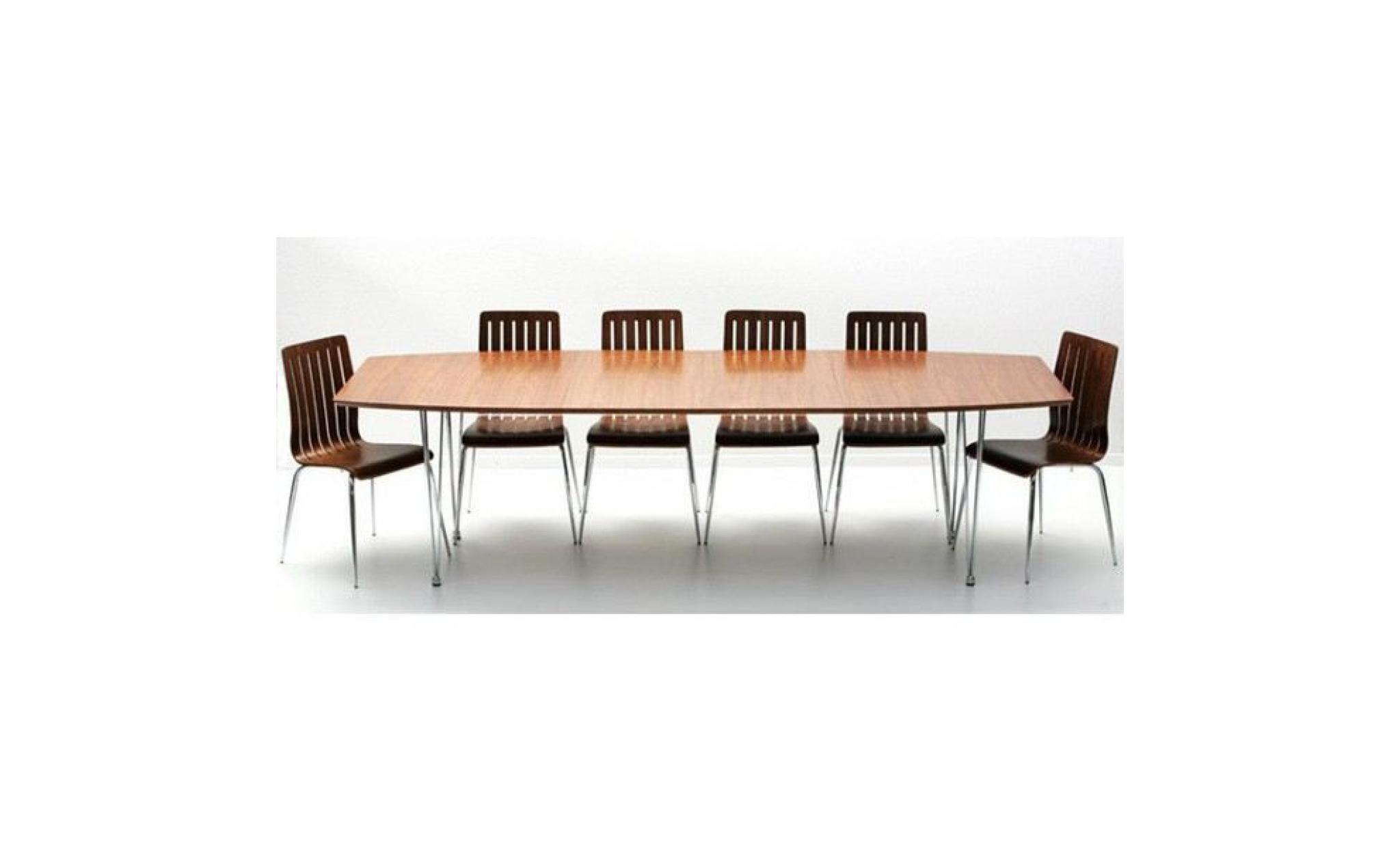 Table extensible design Musset - Noyer pas cher