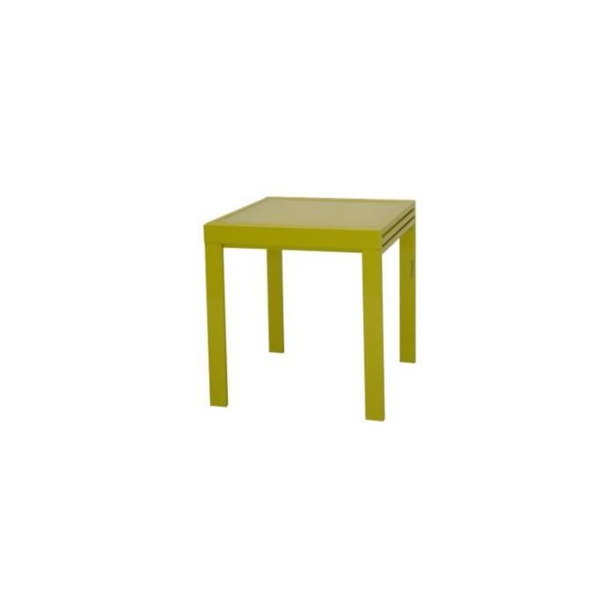 Table extensible double plateau DUO Vert Anis