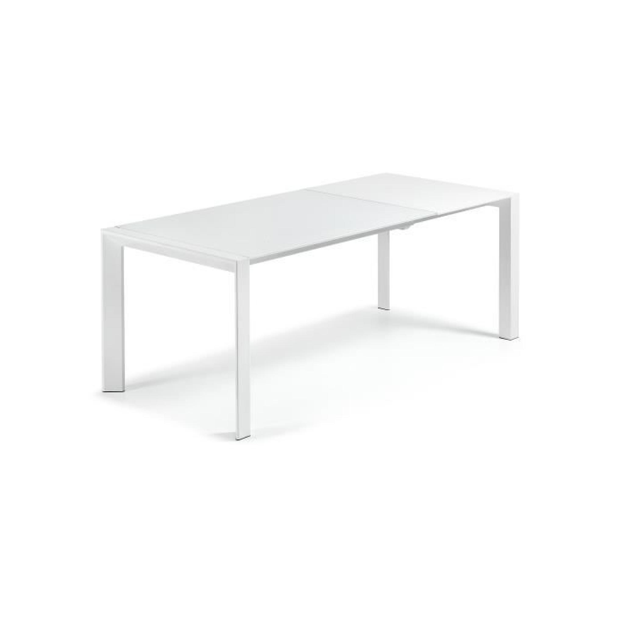 Table Extensible Kara 140-200 cm, blanc pas cher