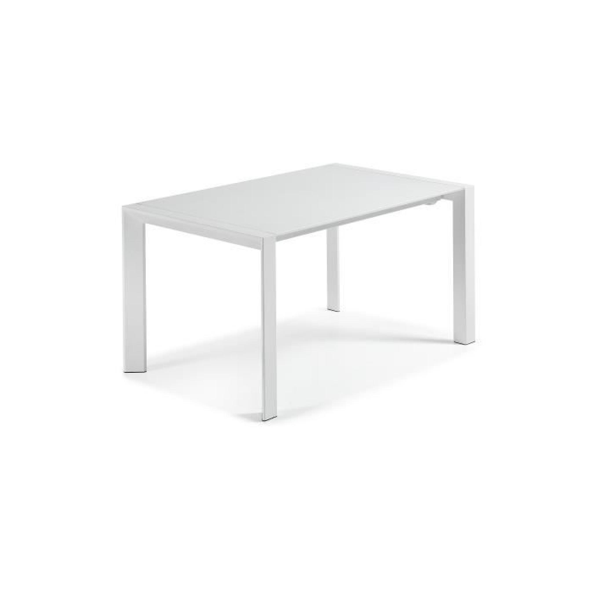 Table Extensible Kara 140-200 cm, blanc pas cher