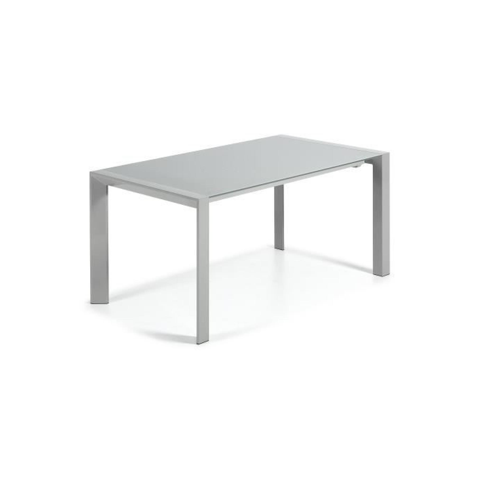 Table Extensible Kara 140-200 cm, gris pas cher