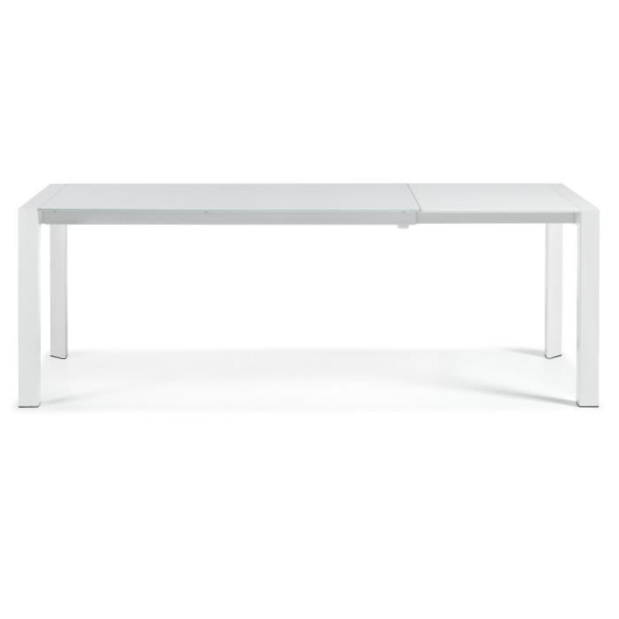 Table Extensible Kara 160-220 cm, blanc pas cher
